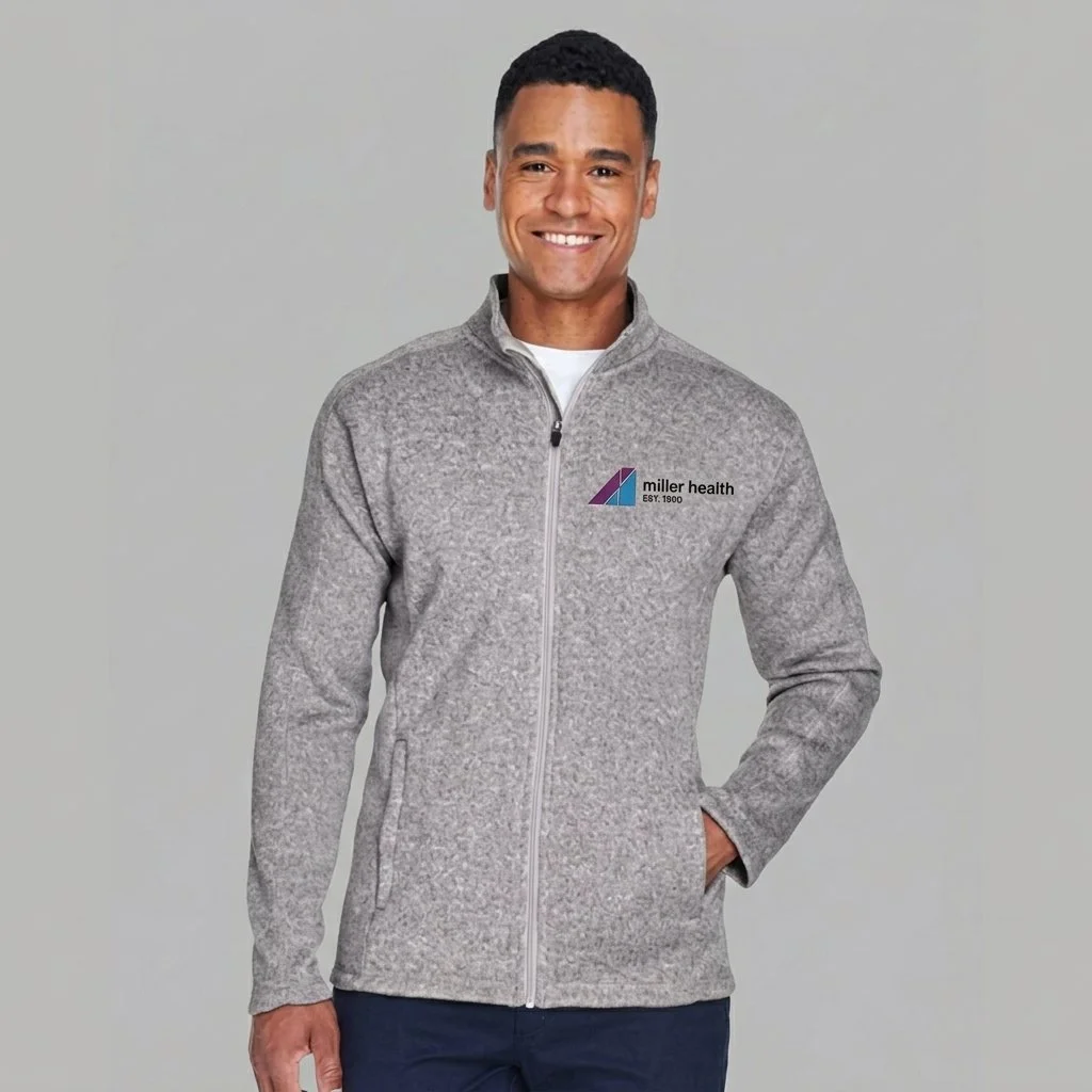 Men's Unisex Fleece Full Zip Sweater