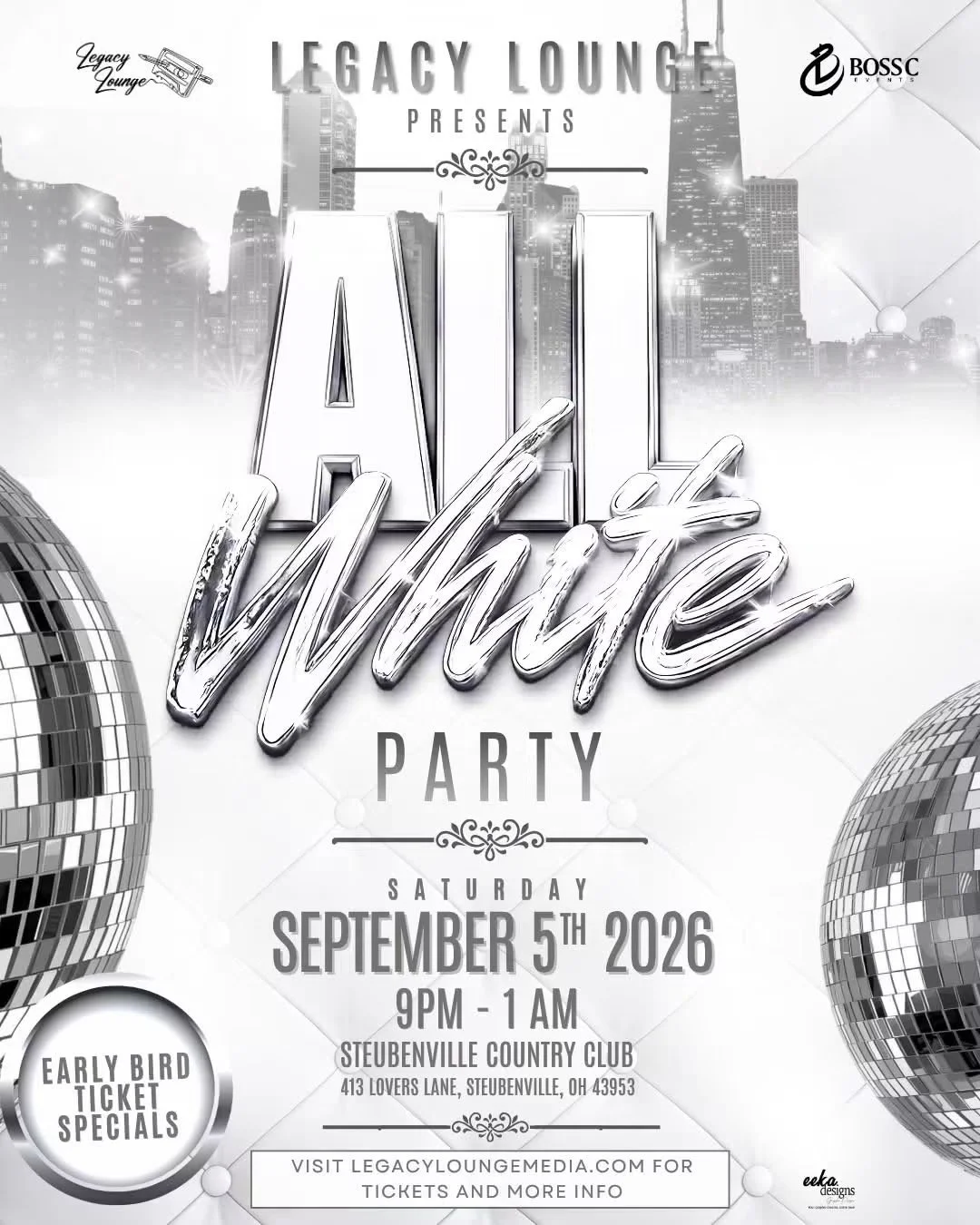 Legacy Lounge White Party Ticket