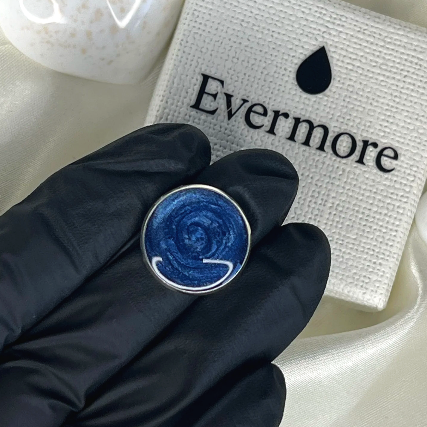 Dark Blue mixed with White Mica - 
COMBINATION EXAMPLE 