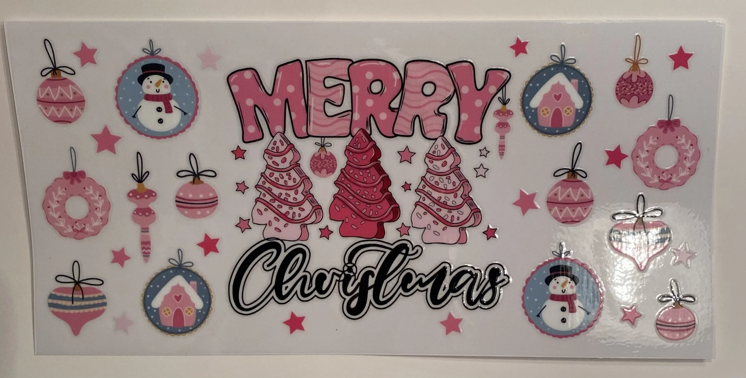 Merry Christmas Cup Wrap