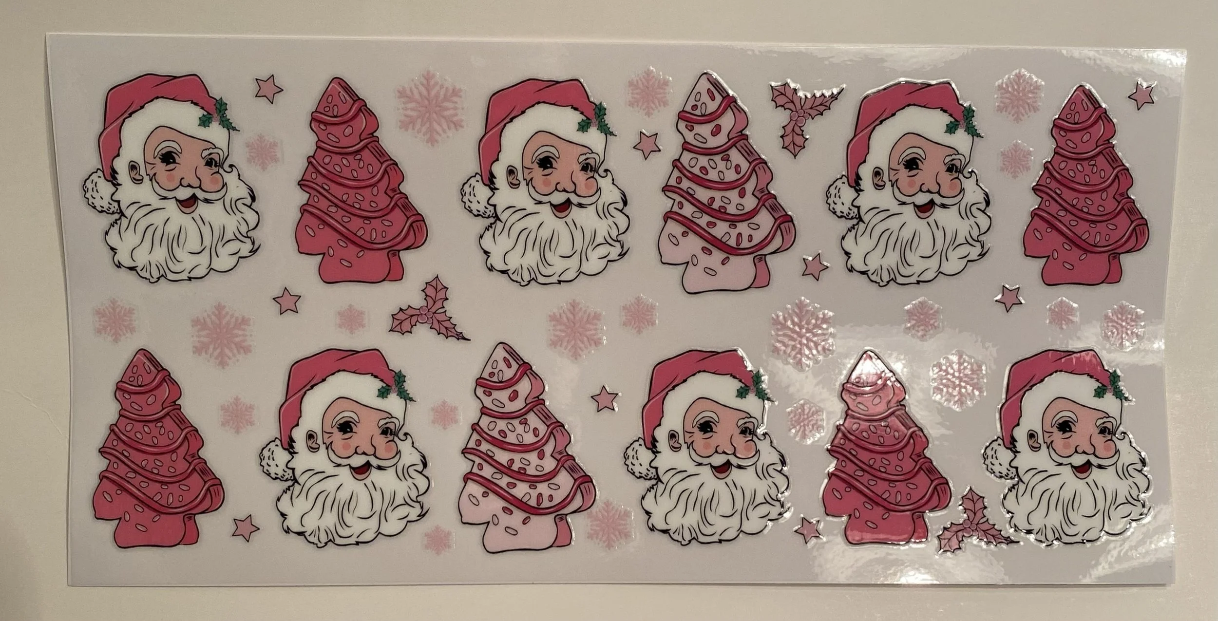 Santa Cakes Cup Wrap