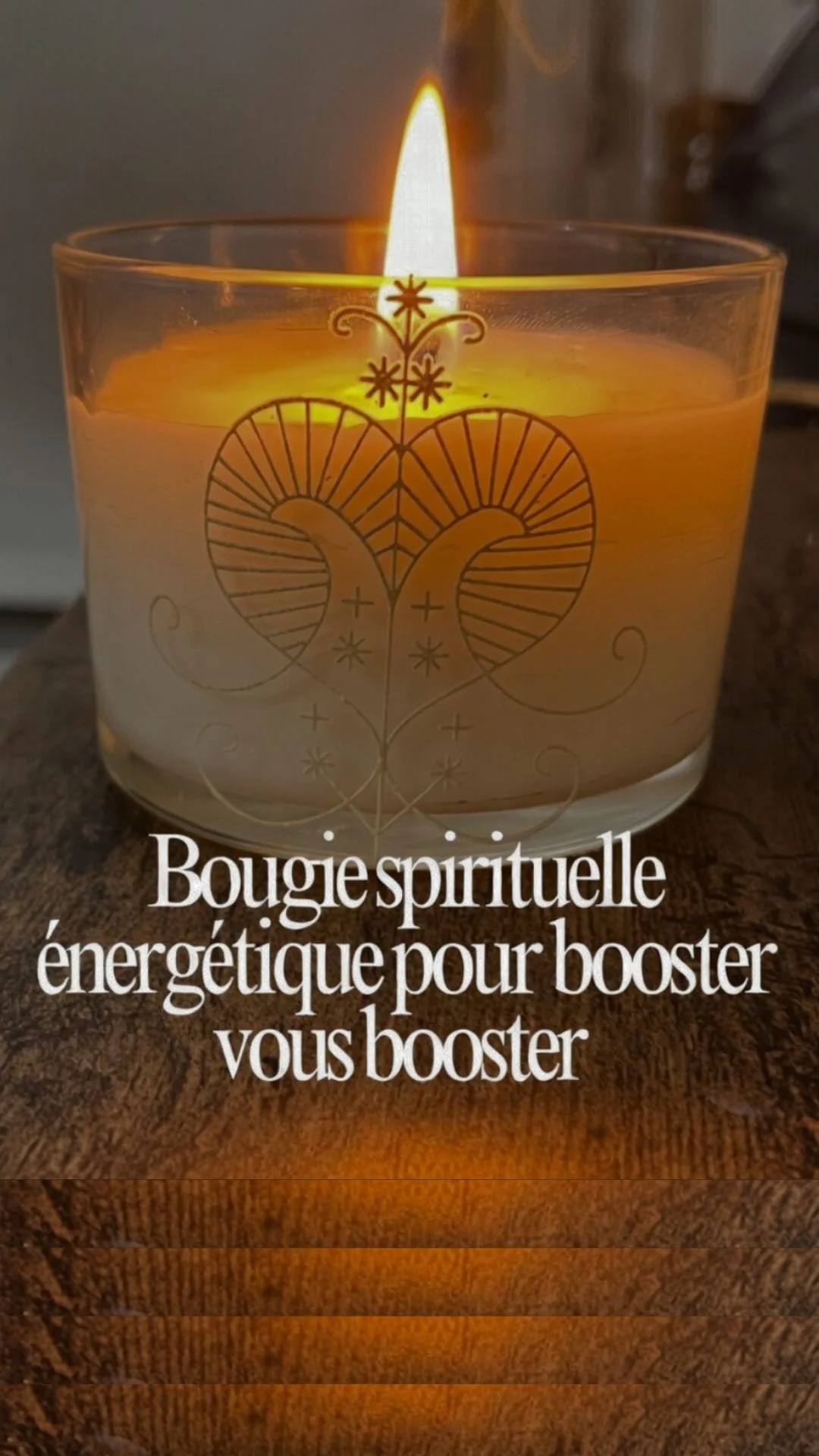 Bougie Oshun - Taux vibratoire