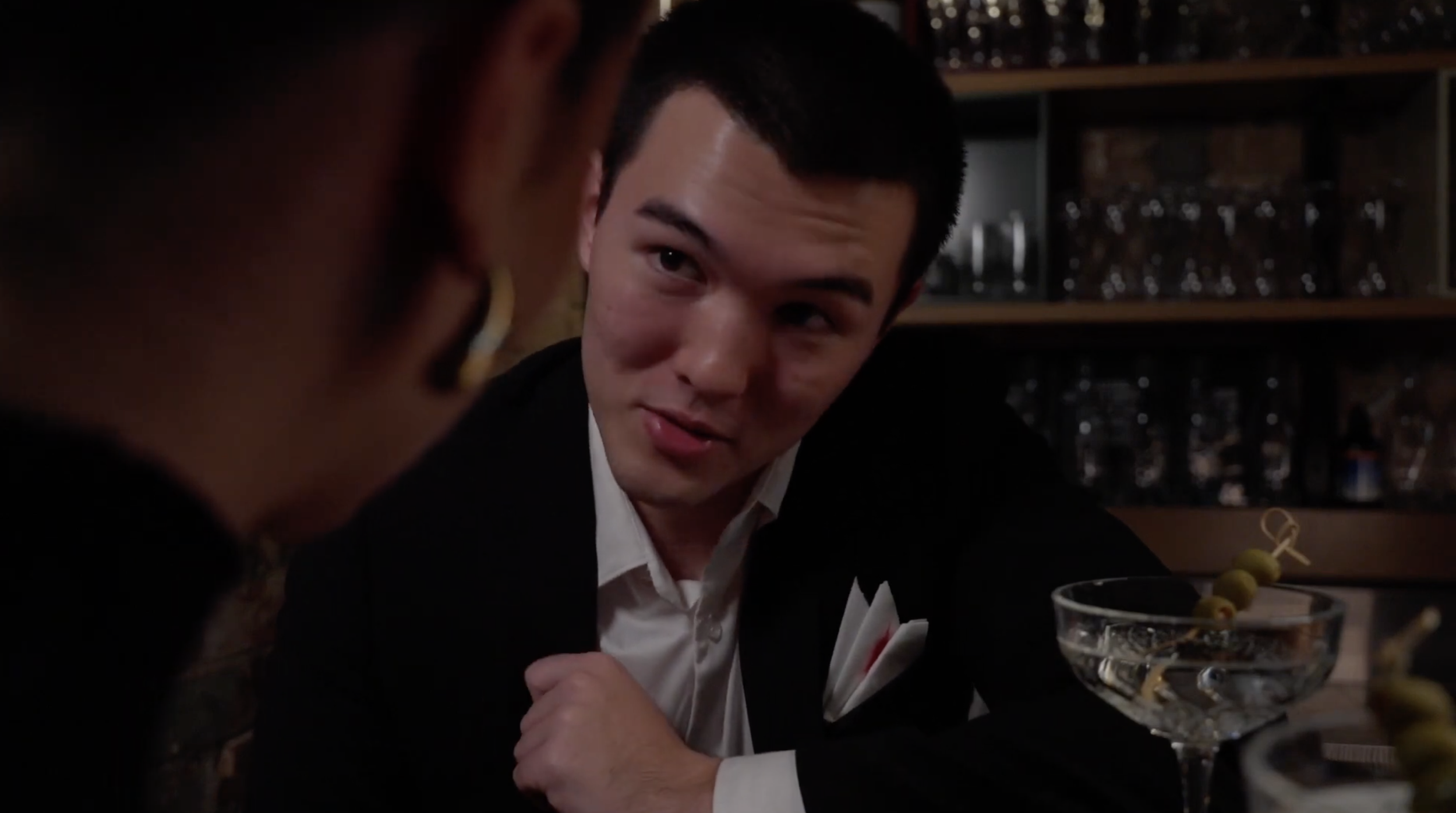 TENDER TREASON

In a smoky jazz bar, a dysfunctional married couple clink martinis and flirt as casually as they murder for their own interest. He’s a stylish sadist with a flair for violence and the subtle arrogance of a man who’s gotten away with t