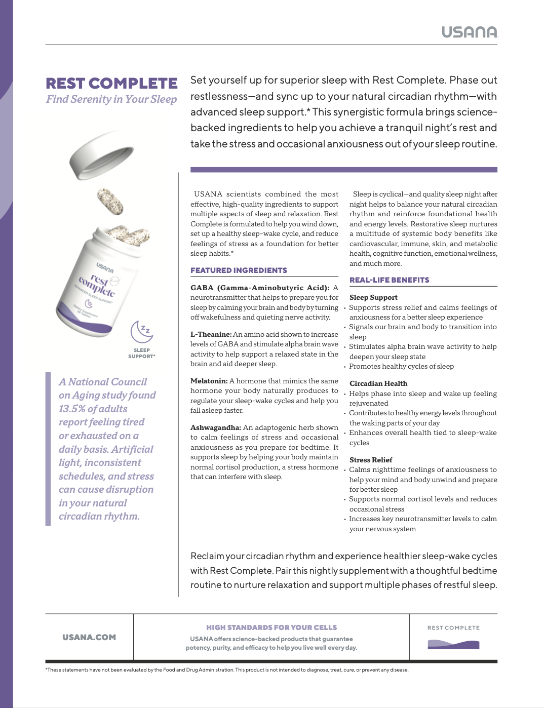 Product Information Page