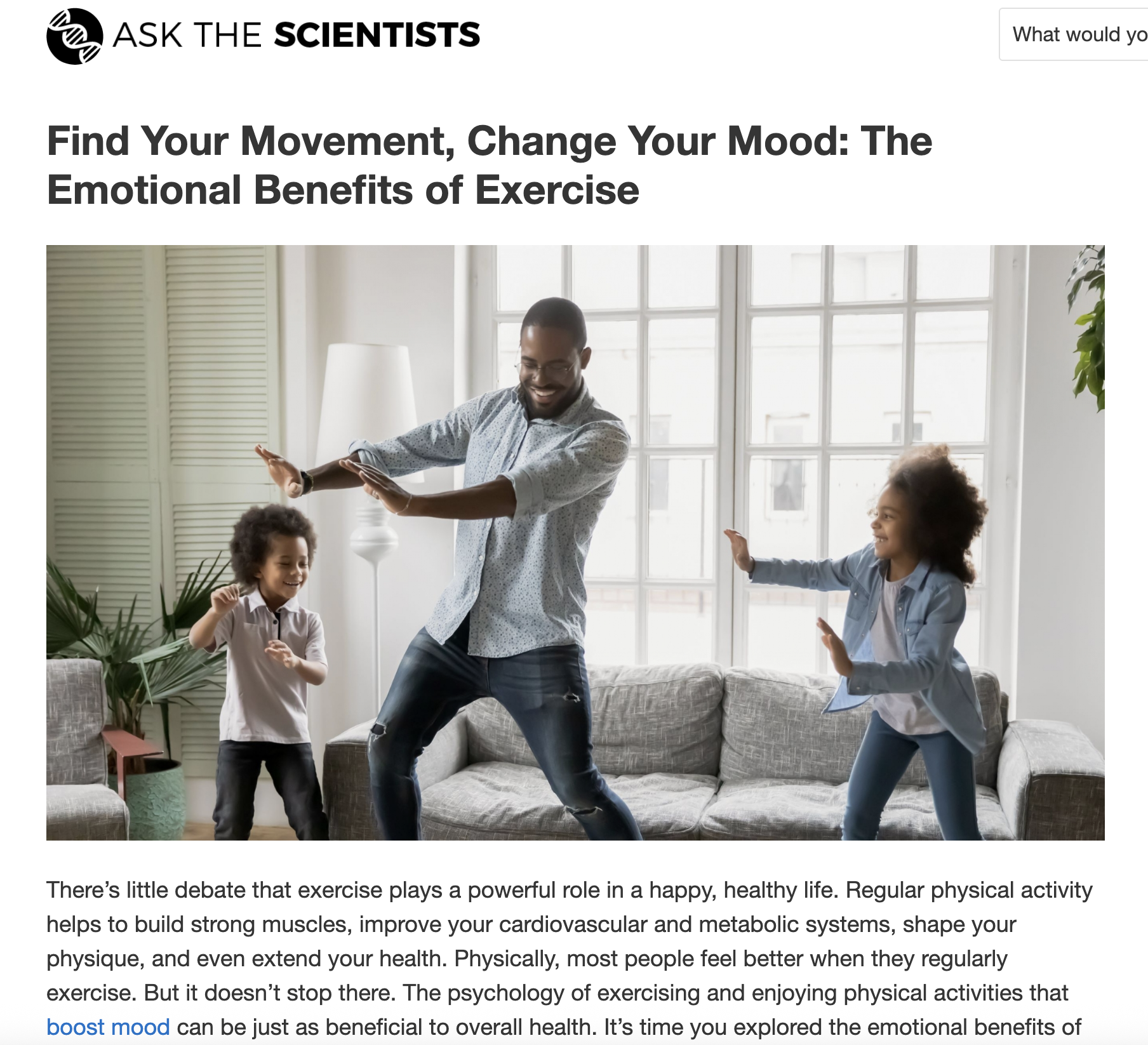 ATS: Find Your Movement, Change Your Mood