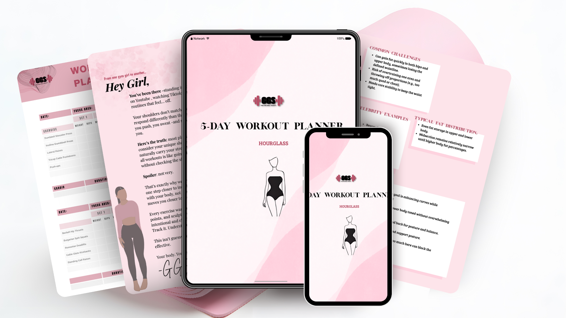 Hourglass 5-Day Planner