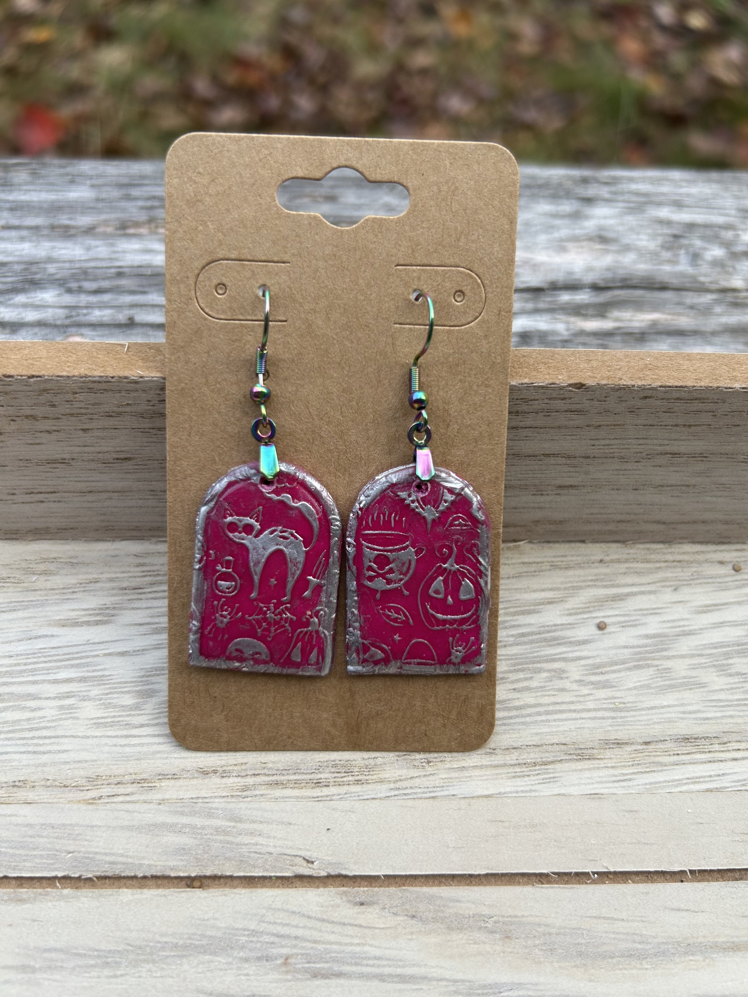 Pink and Silver Halloween