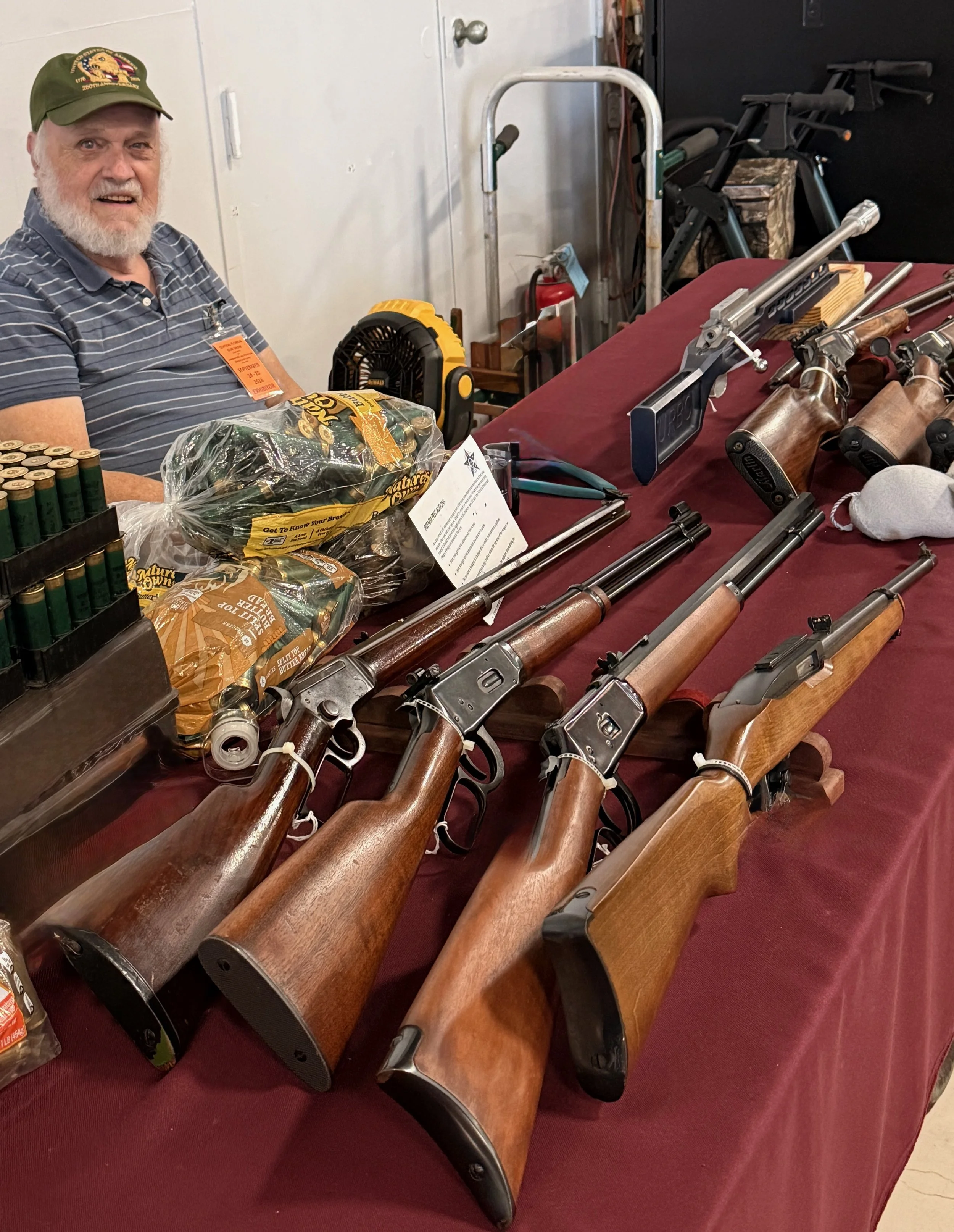 Rifles display