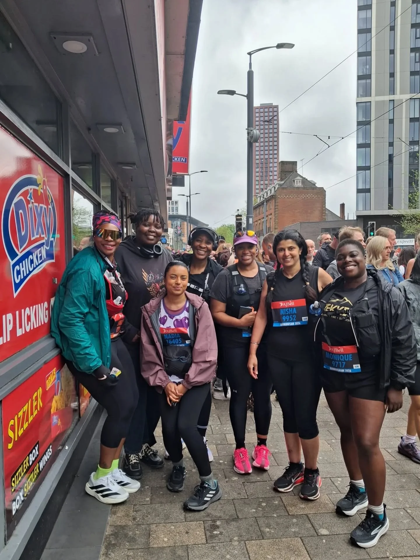 WE'VE ONLY GONE &amp; SMASHED IT!🏃🏿&zwj;♀️💨🏁

A mix bag of half marathons &amp; 10k's between us🔥

Over the past 10months, the squad have pushed &amp; worked hard for this day &amp; we ALL crossed that line. SO PROUD! 

Thank You to everyone who