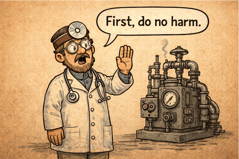 First, Do No Harm: An Oath Your Maintenance Program is Missing