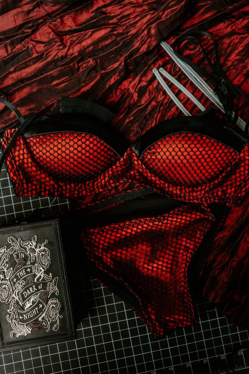 Red Seduction Lingerie Set