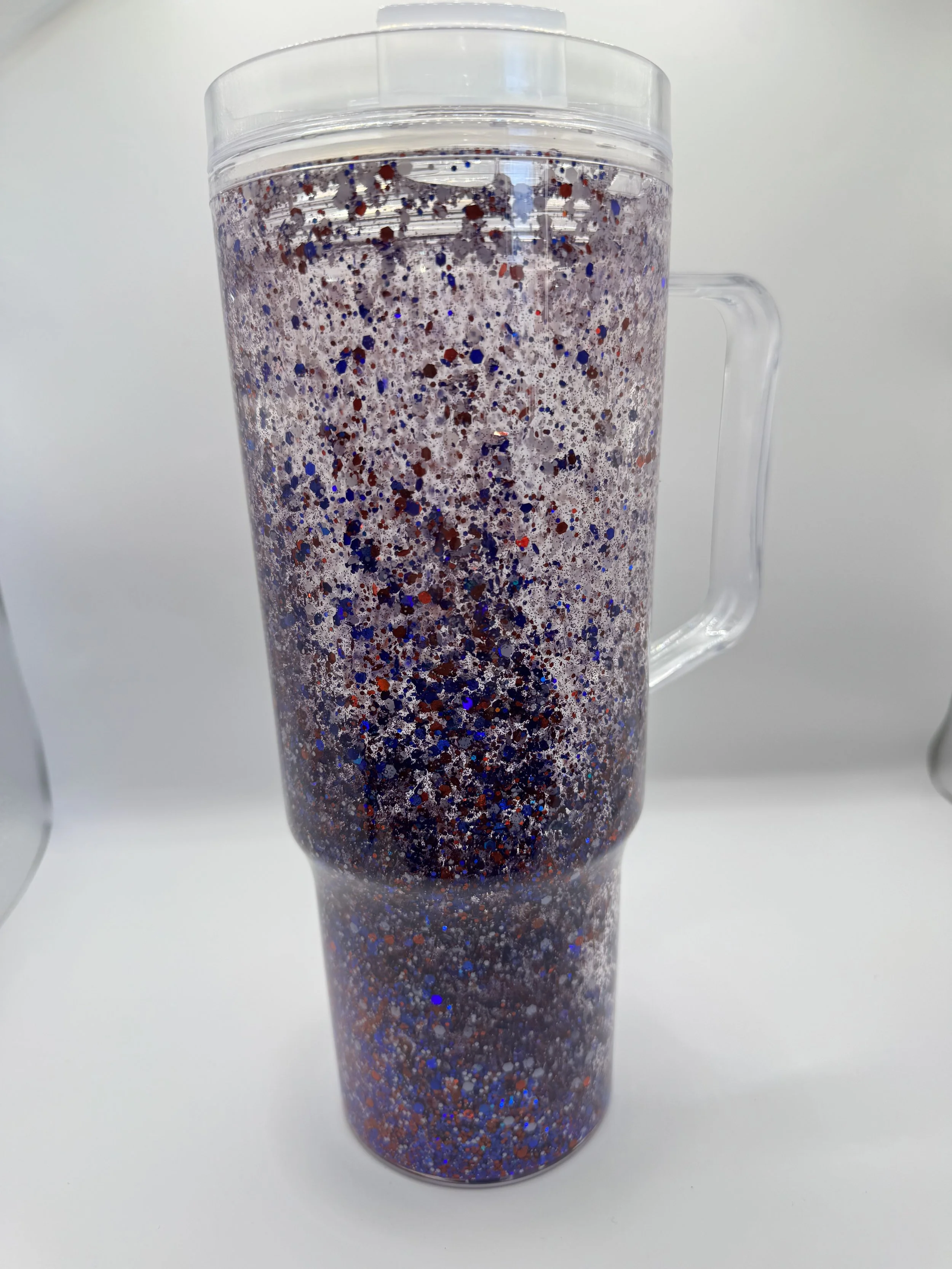 40oz Acrylic Snow Globe Tumbler