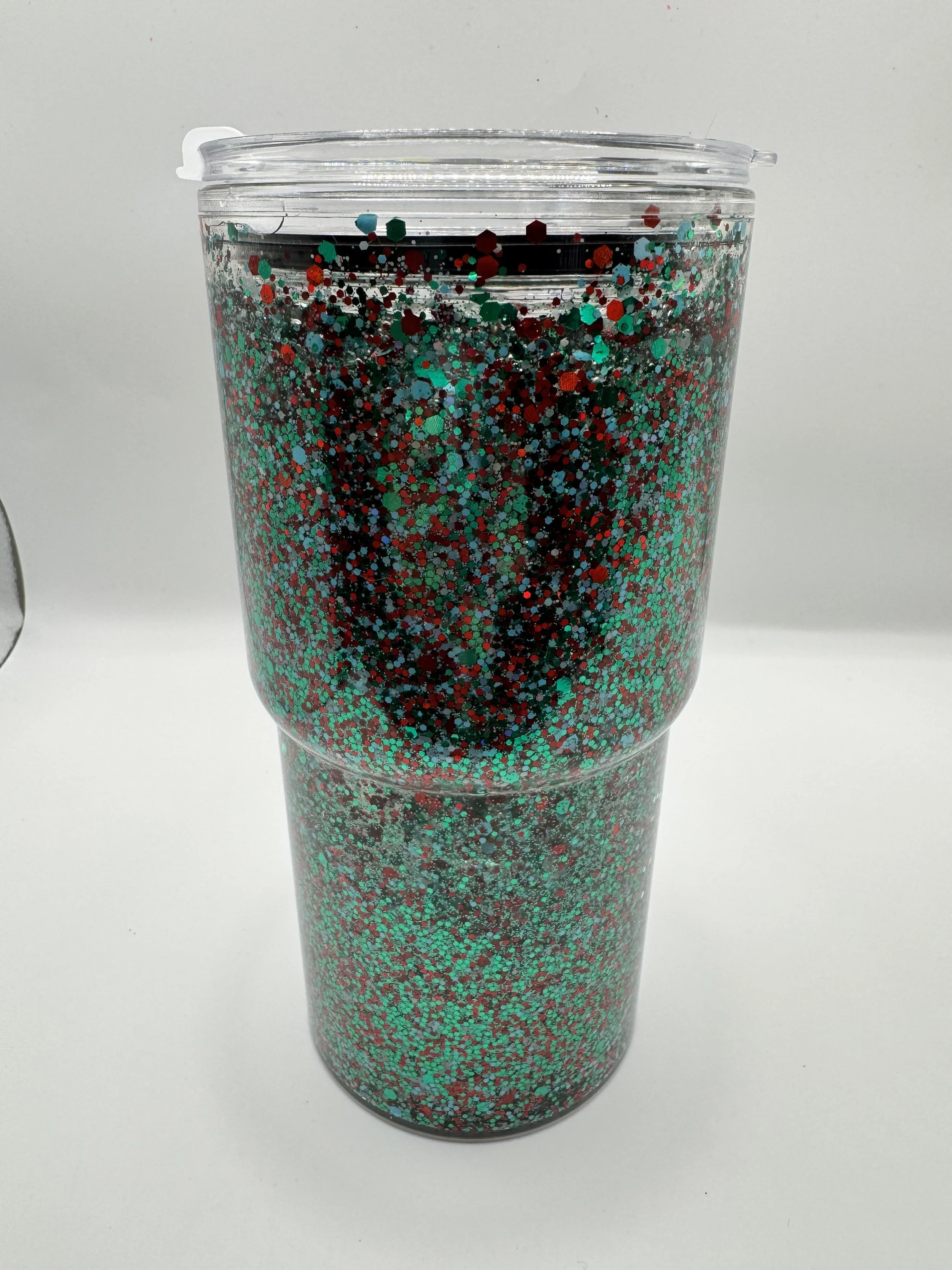 18oz Acrylic Snow Globe Tumbler