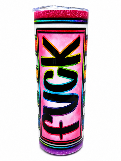 Bright Tie‑Dye Statement Tumbler – 20oz, Ready to Ship