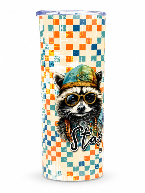 Raccoon Sublimation Tumbler 20oz