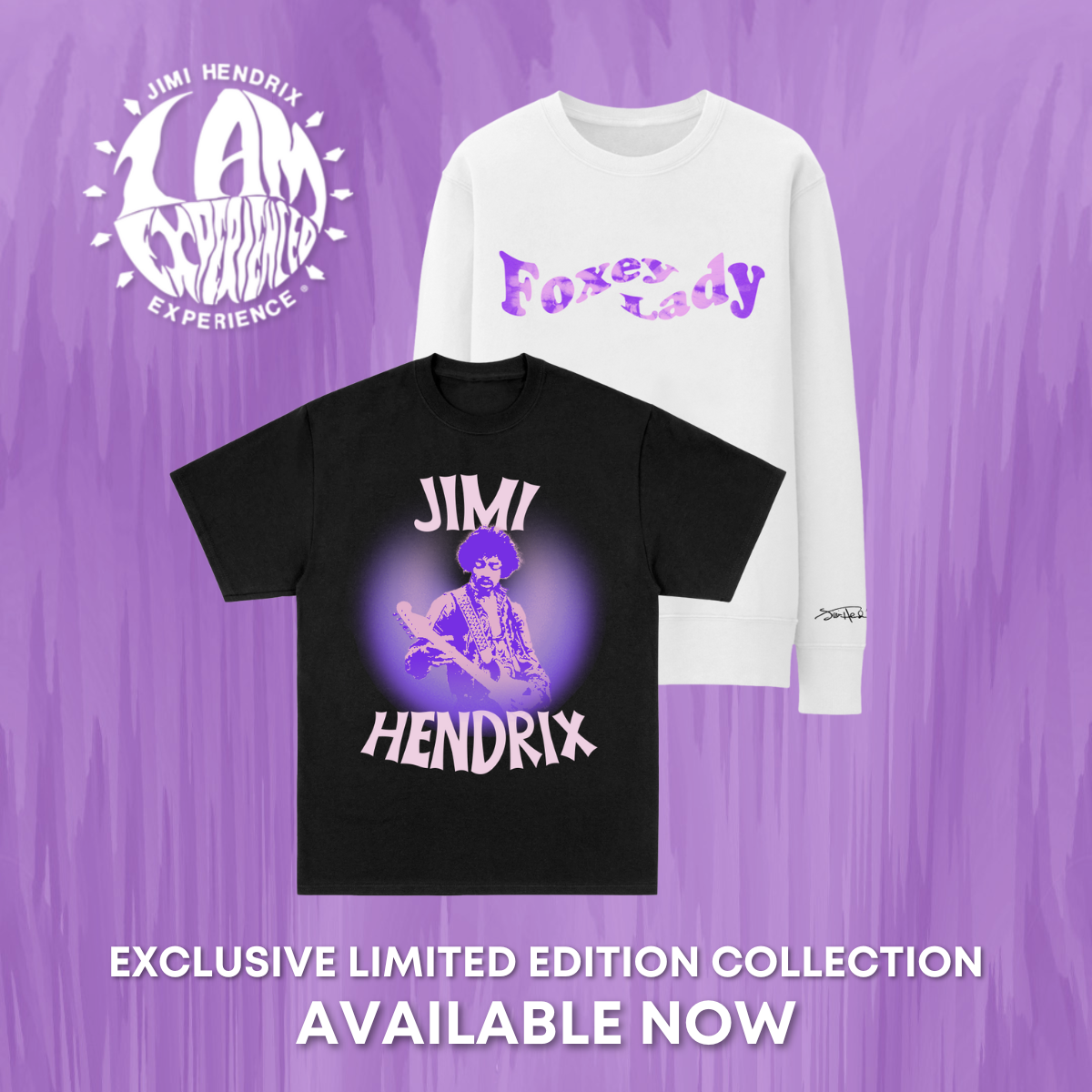 Jimi Hendrix I AM EXPERIENCED Collection - Social Post.png