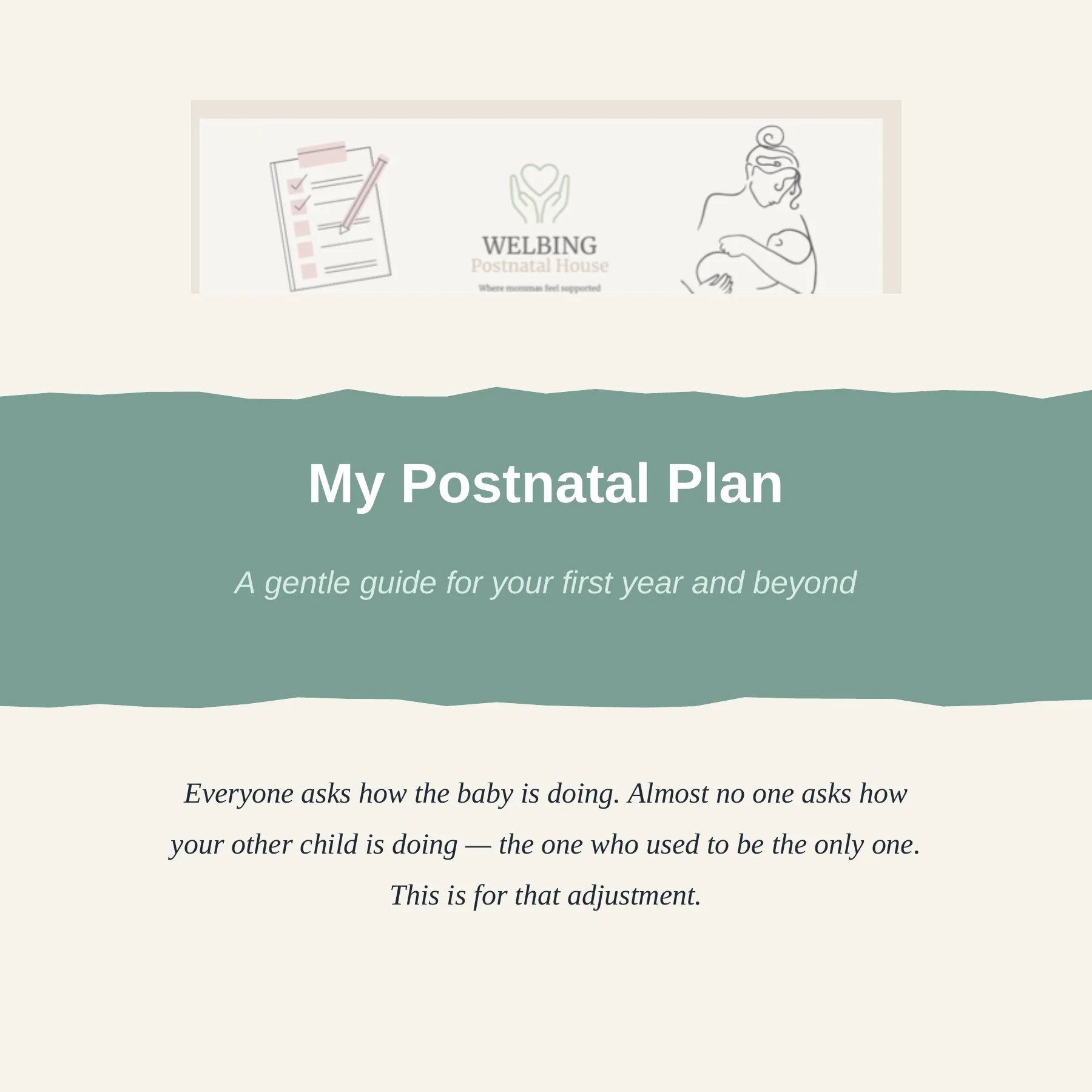 My Postnatal Plan: A gentle guide for your first year and beyond