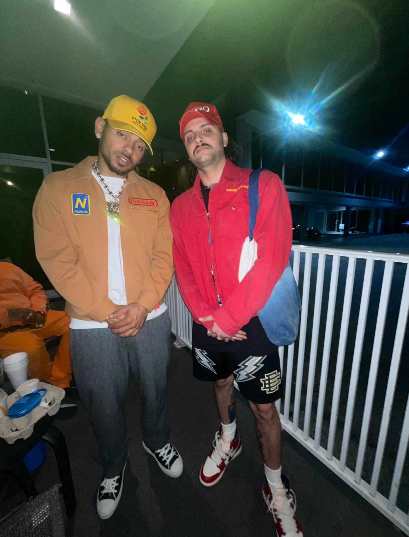 Ozuna (Left) in Nowhere Miami Sample Kong Work Jacket