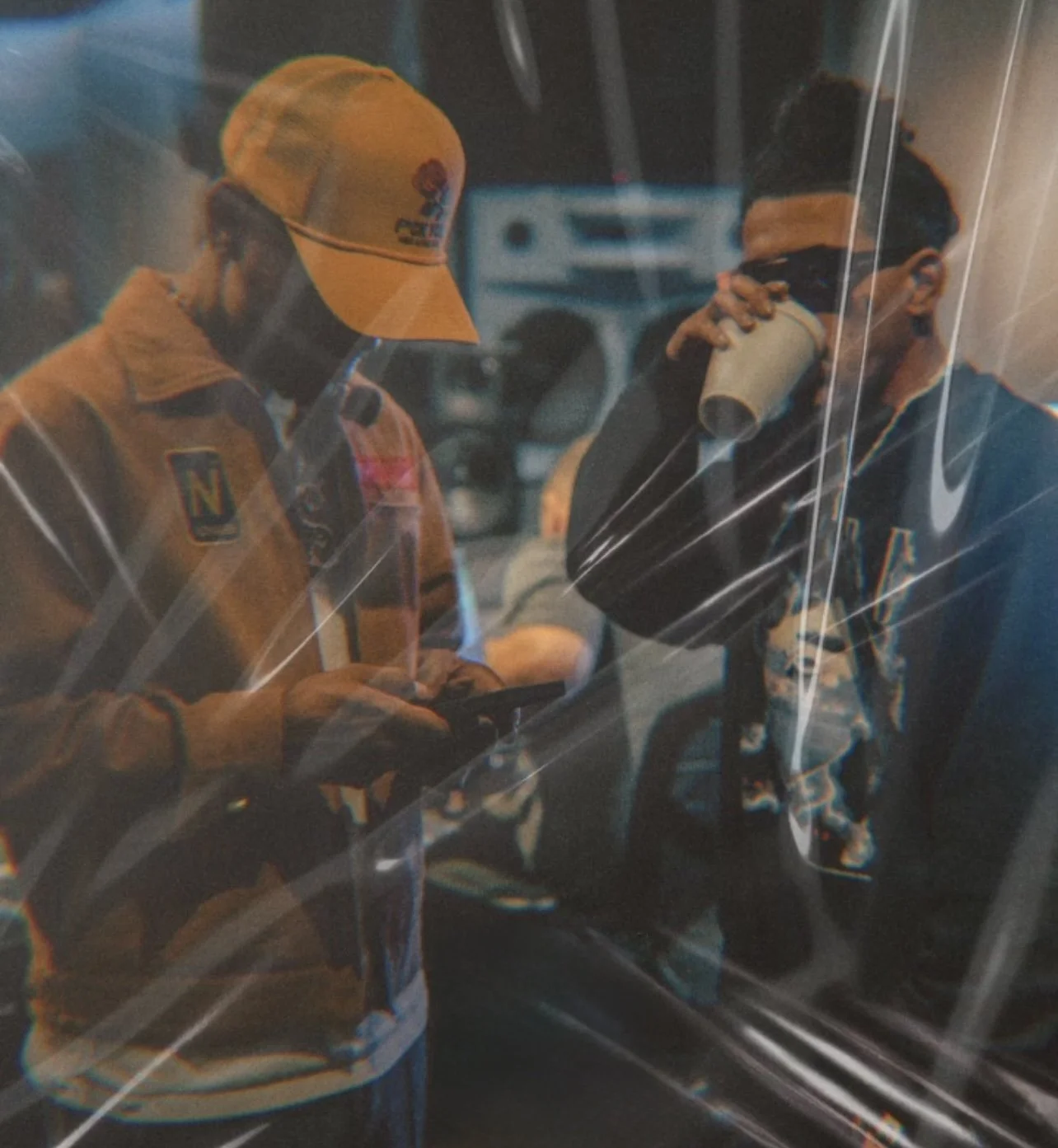 Ozuna (Left) in Nowhere Miami Sample Kong Work Jacket