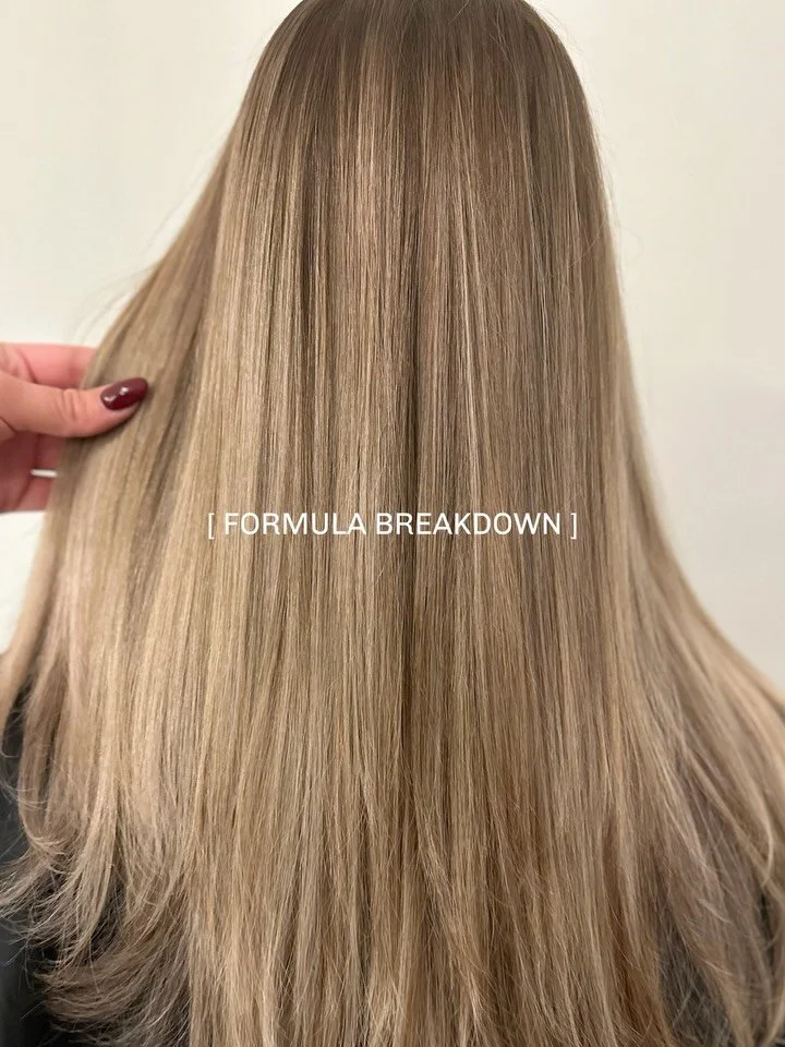 [ FORMULA &darr; ]

Traci&rsquo;s client was looking for that lived in blonde, with softer growth while keeping her depth and adding brightness, and we&rsquo;re LOVING the results!

&bull;

[ THE BREAKDOWN ]

ROOT MELT
6NV + 6A Demi

TONER
100V + 100