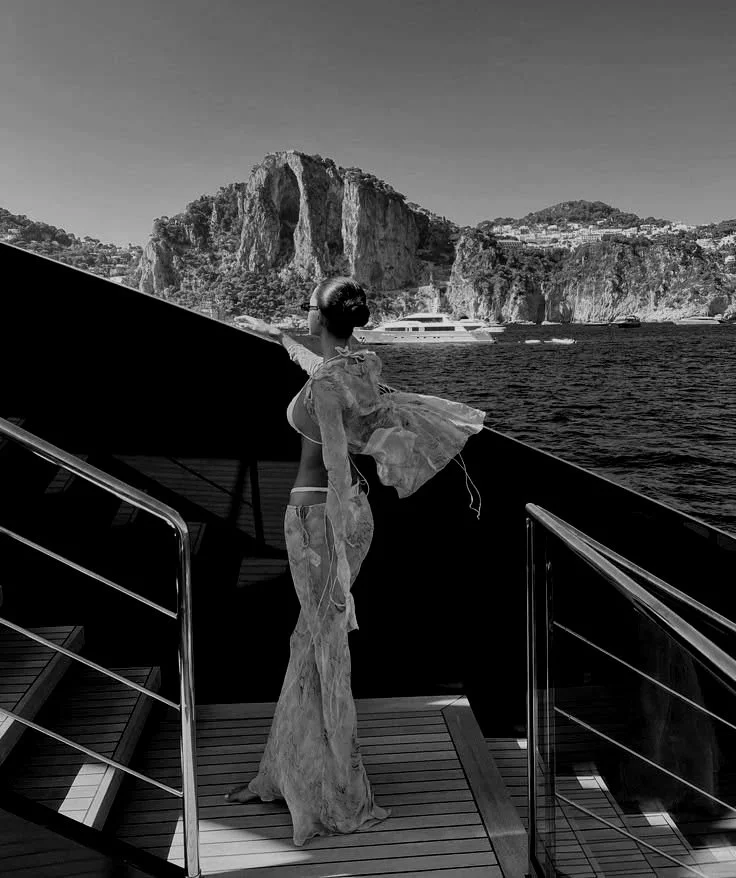 luxury bikinis that make women feel sexy and confident. perfect for  yachts, pools, beaches.