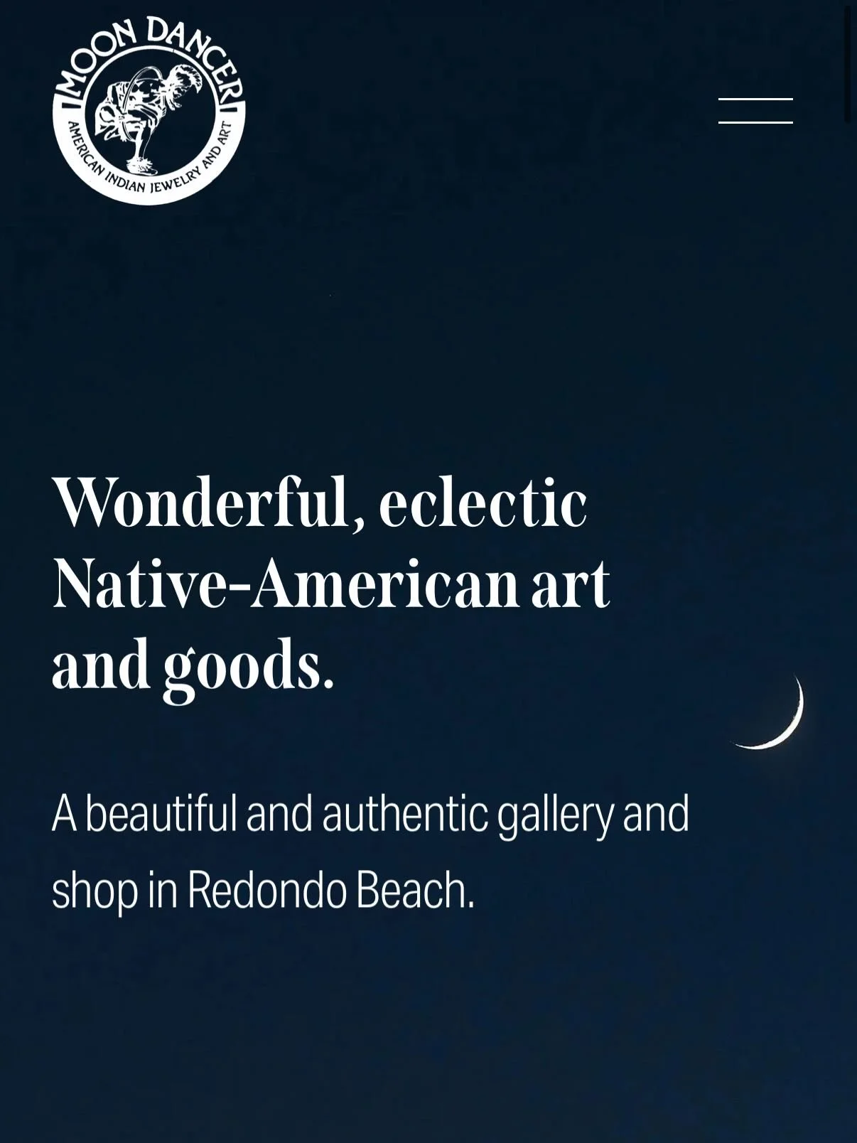 @moondancergallery has been under the same management since 1981, and now they are finally online!

the design, photography, and publishing was all done in two days. everything&rsquo;s easier when you&rsquo;re working for clients with a store as gorg