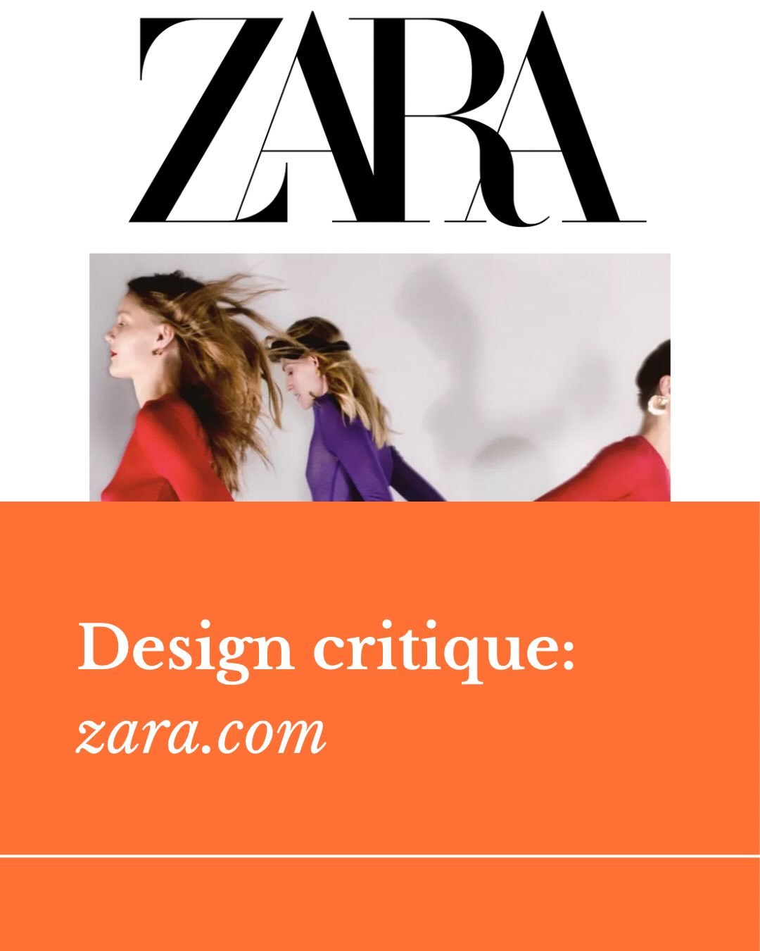 design critique number 2: zara.com; or, if you know, thada punto cōm.