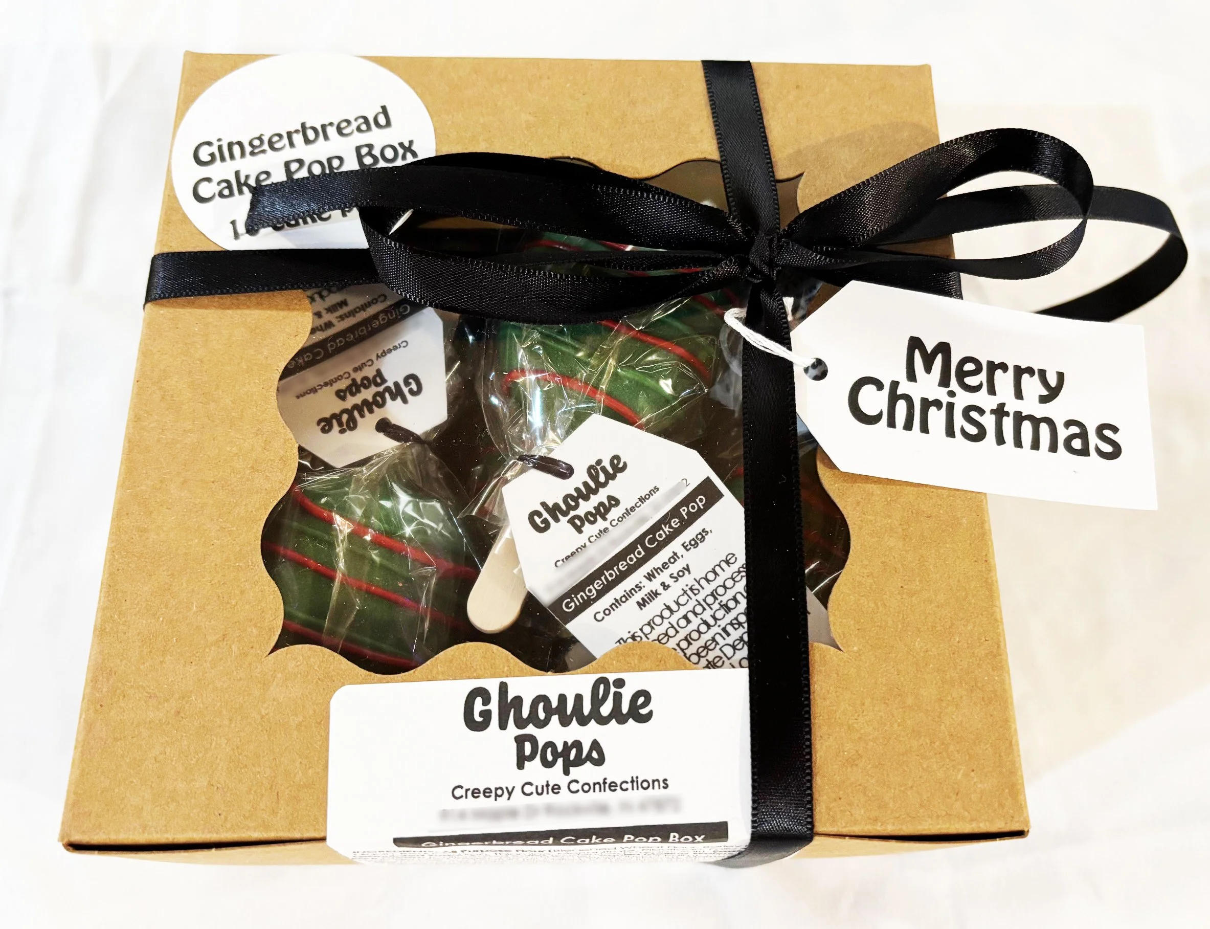 Gingerbread Cake Pop Box