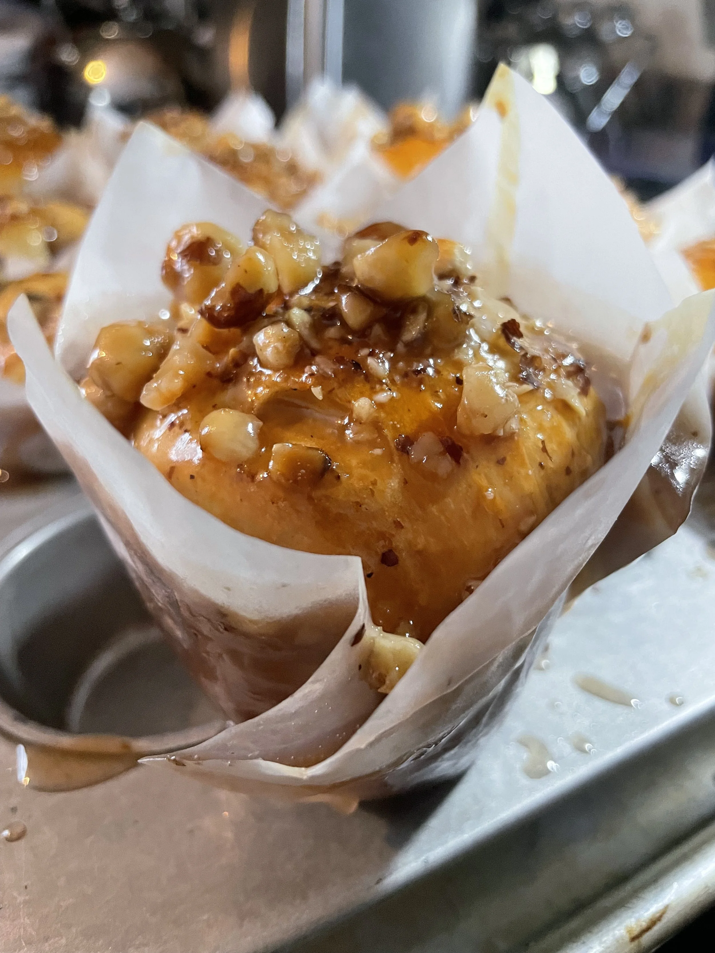 Salted Caramel Brioche Bun