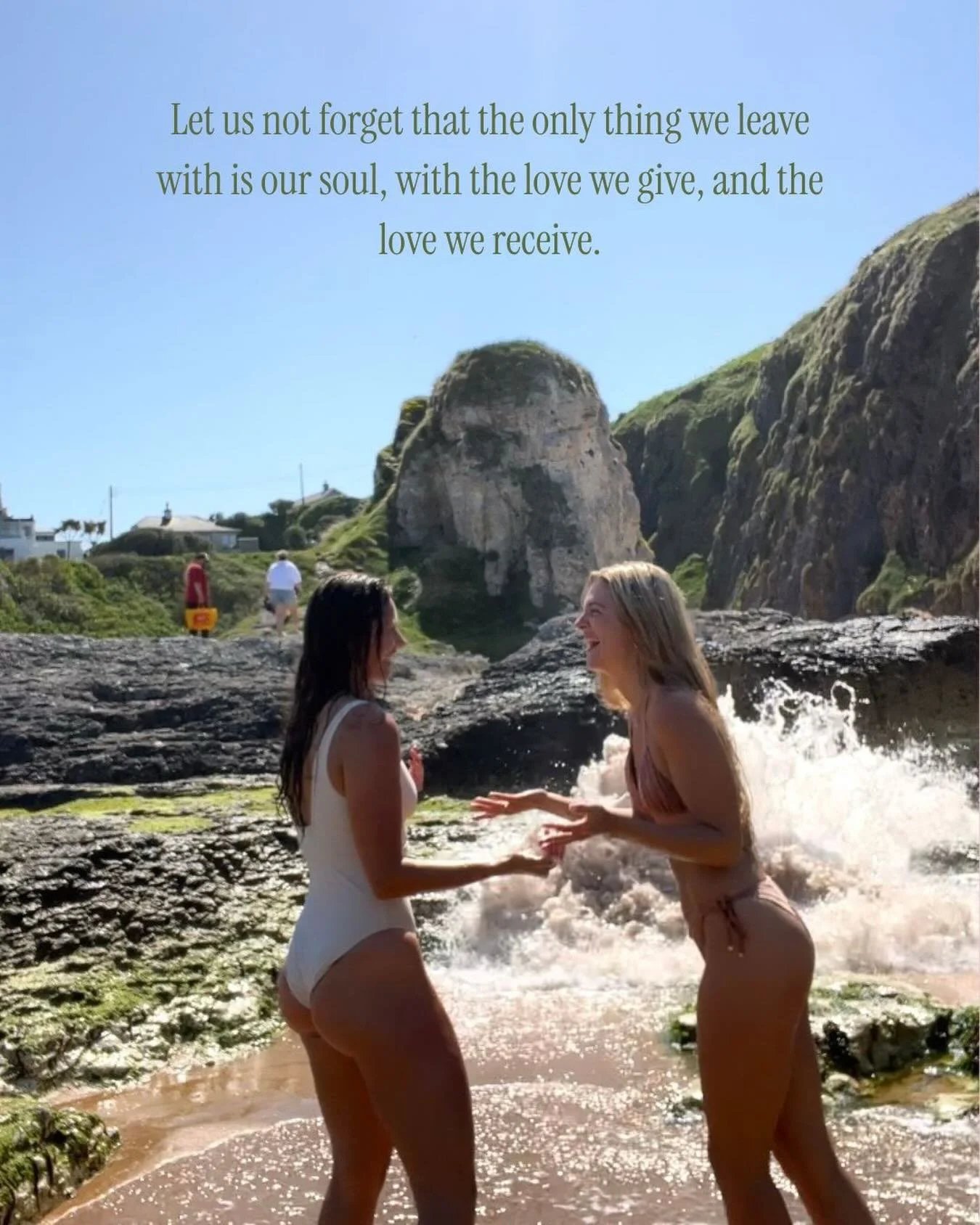 I dont know what other people think about life, but I find the whole thing quite mysterious and magical. I always try and make sure that in my pursuit of all the earthly things that i never forget what for me is important. The love in everything and 