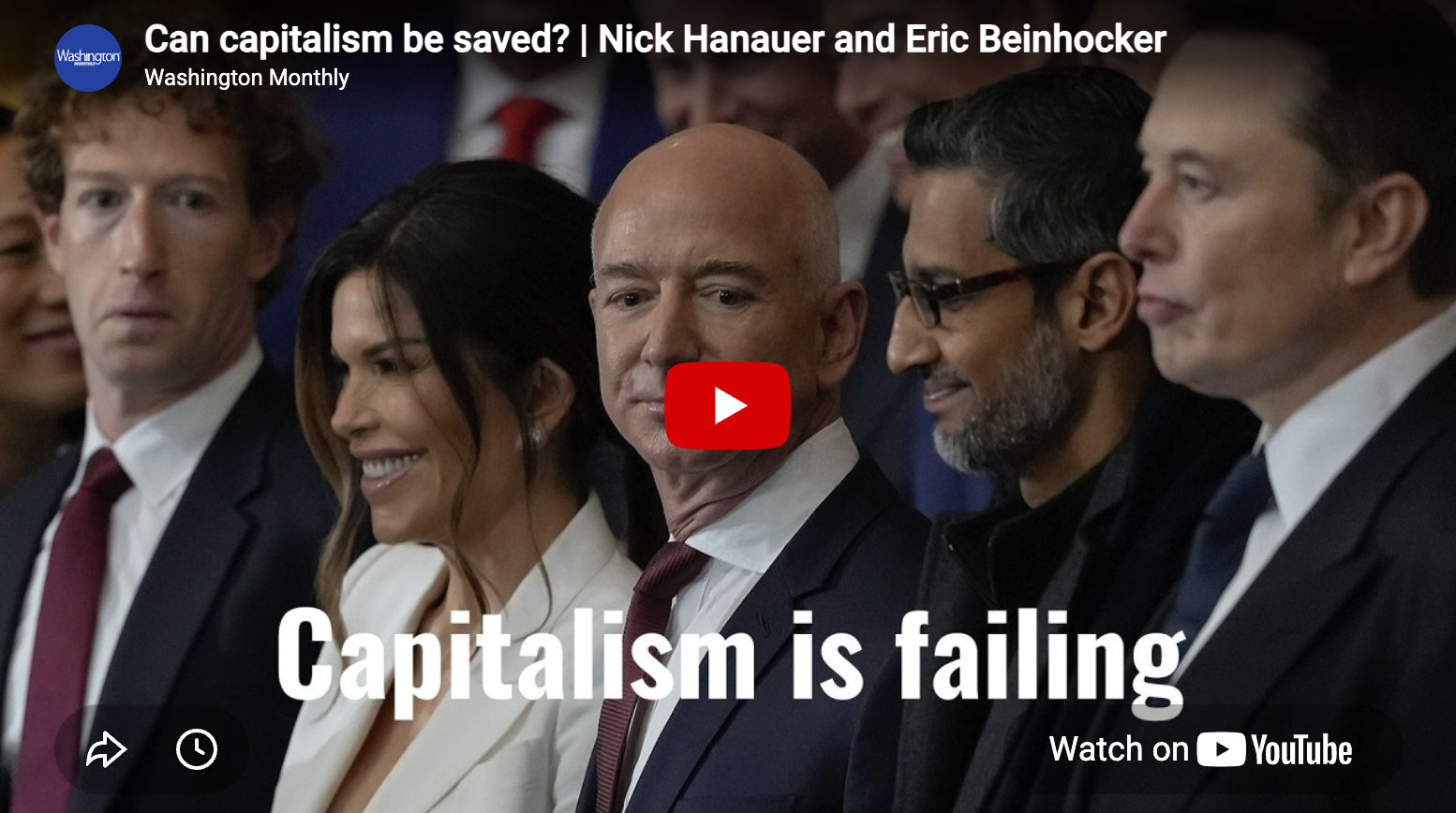 How to Save Capitalism