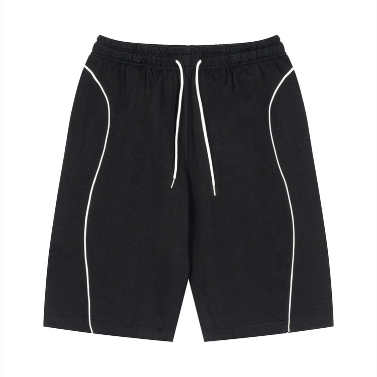 Unisex Piping Drawstring Empa-Shorts front