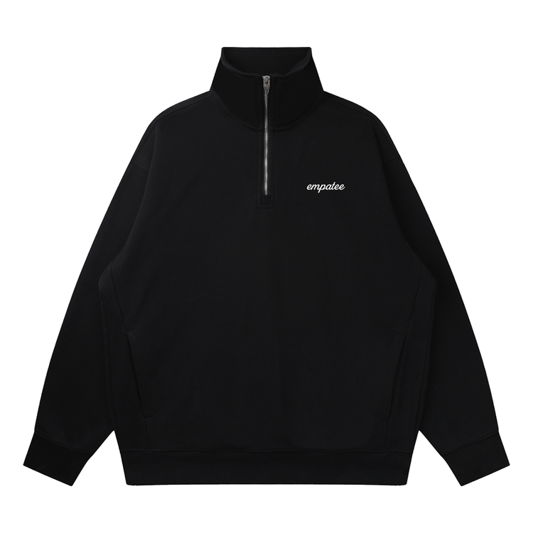 Empatee Quarter Zip Black