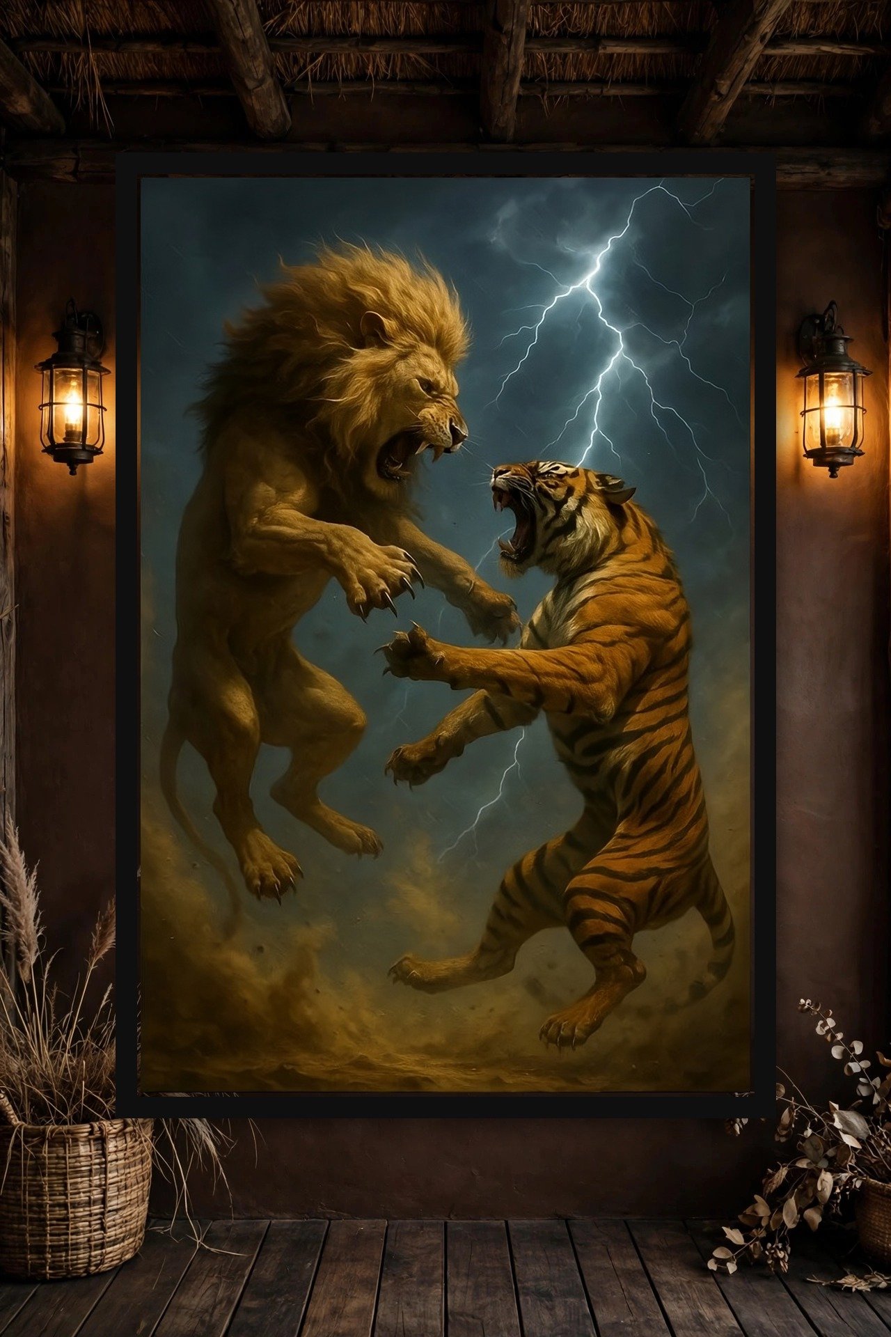 Stormclash — Lionheart Dominion Dark Fantasy Poster