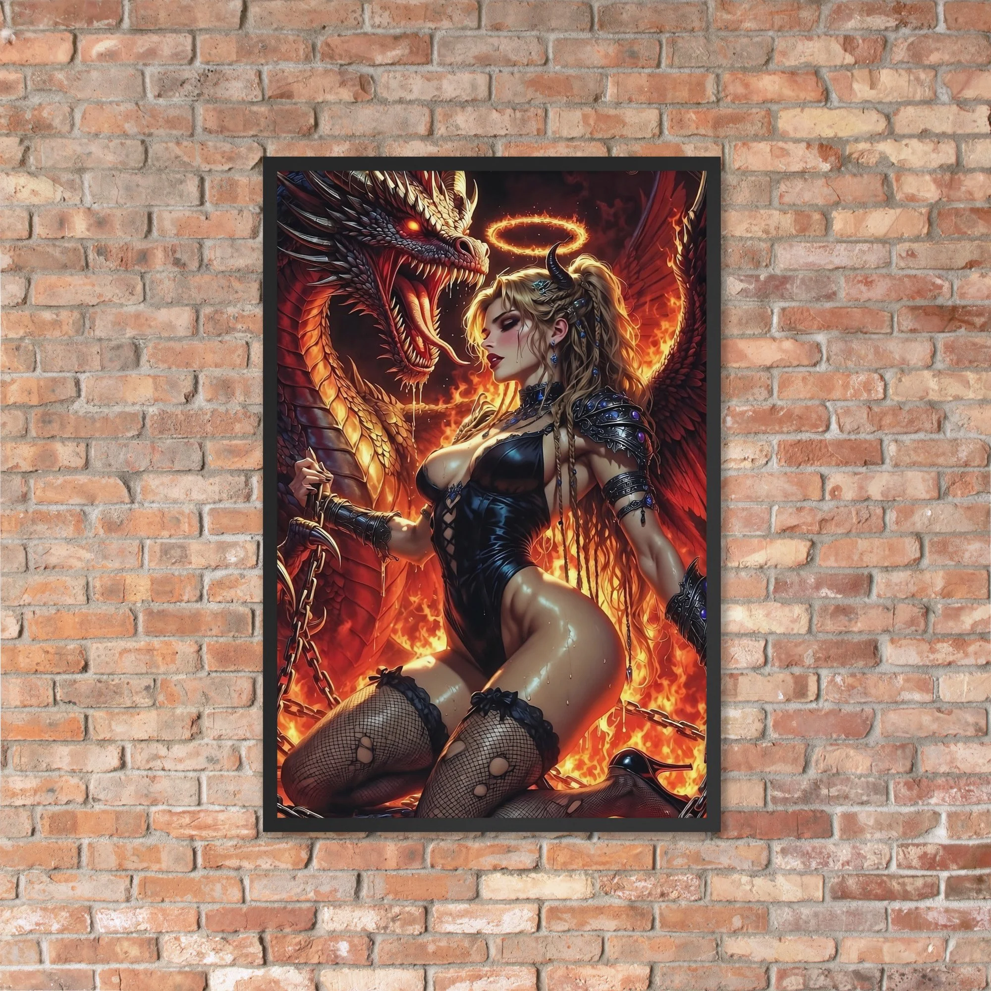 Trial by Fire — Framed Poster