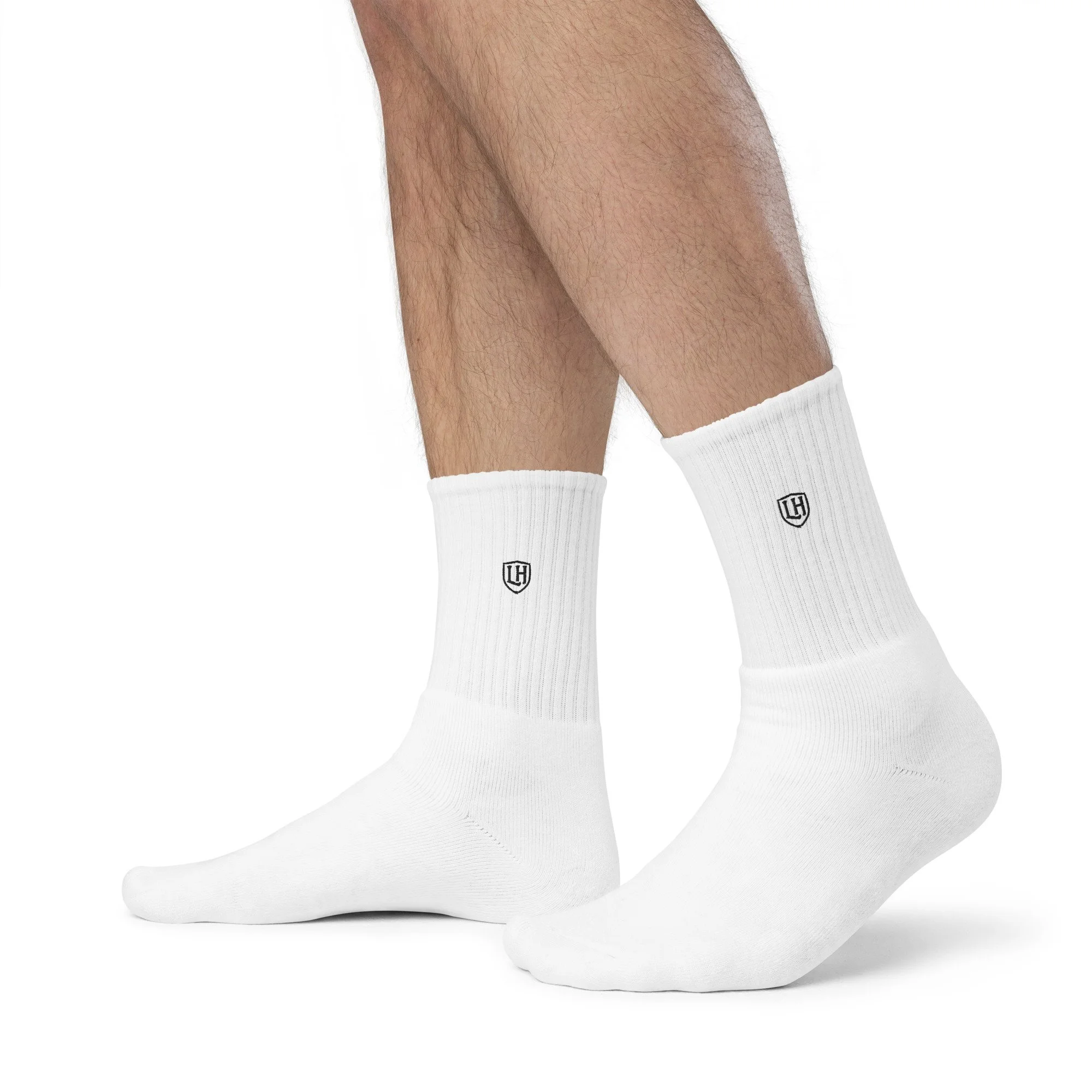 Lionheart Sigil — Embroidered Crew Socks