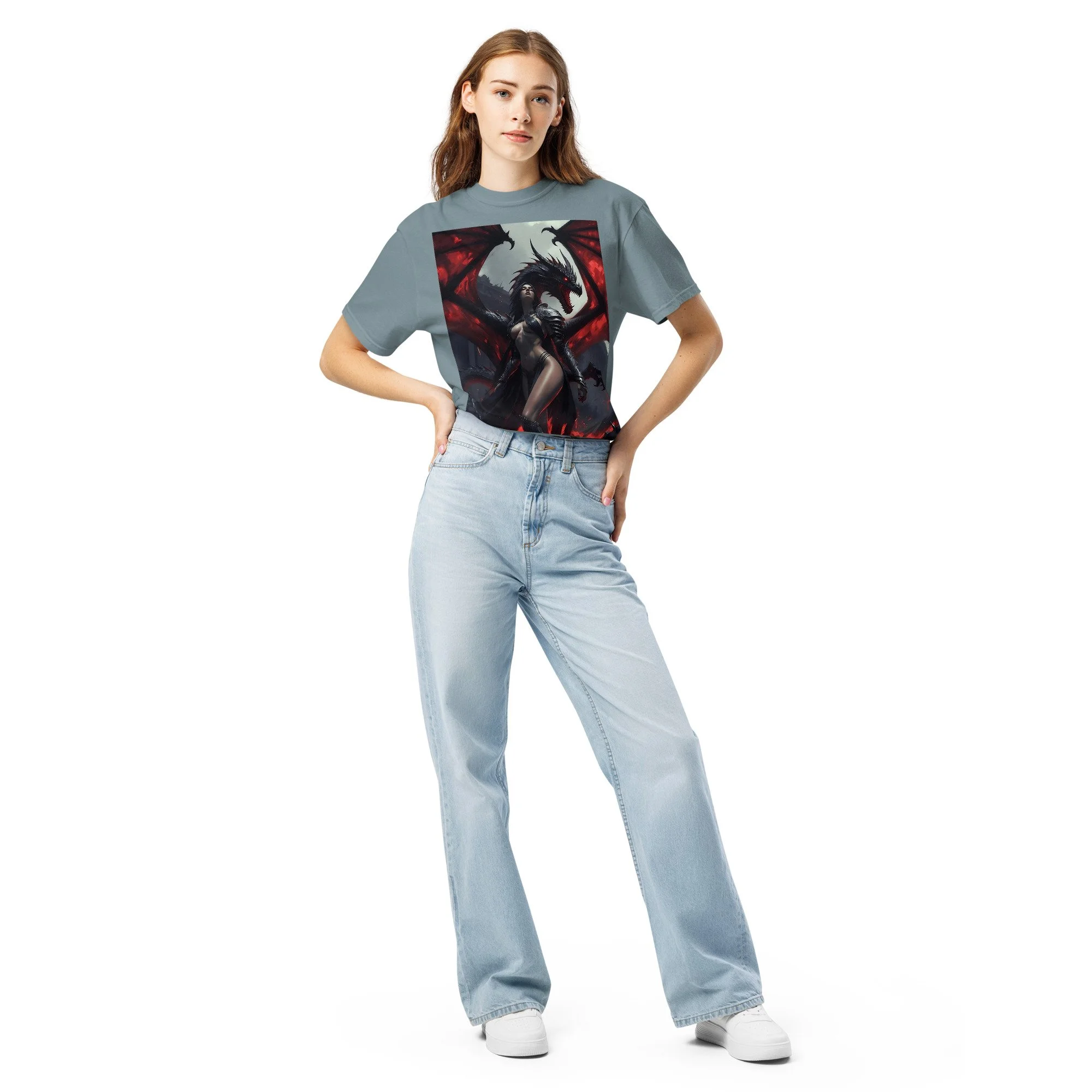 Unisex garment-dyed heavyweight t-shirt