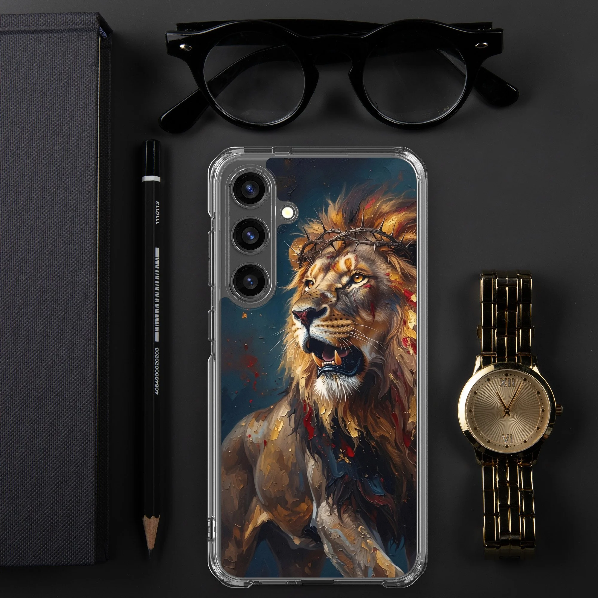 Embermane Majesty – Samsung Clear Case
