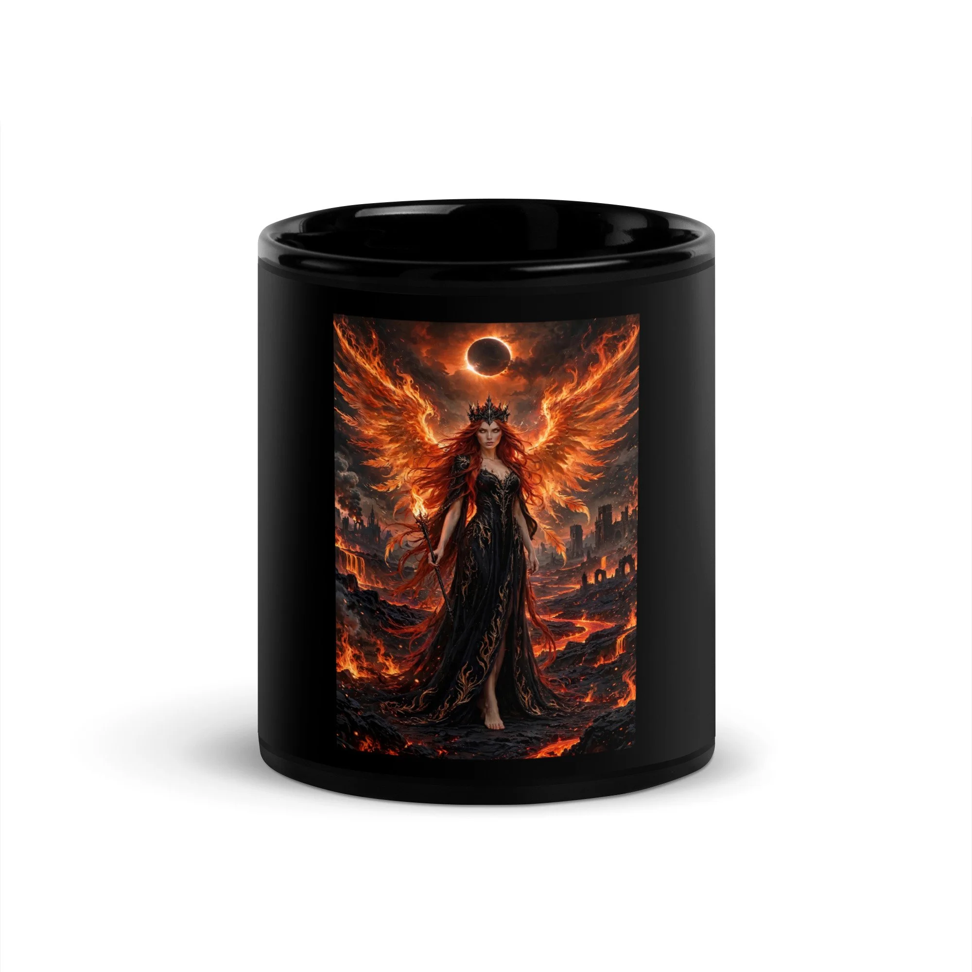 Ember Queen — Fire Queen Dark Fantasy Mug