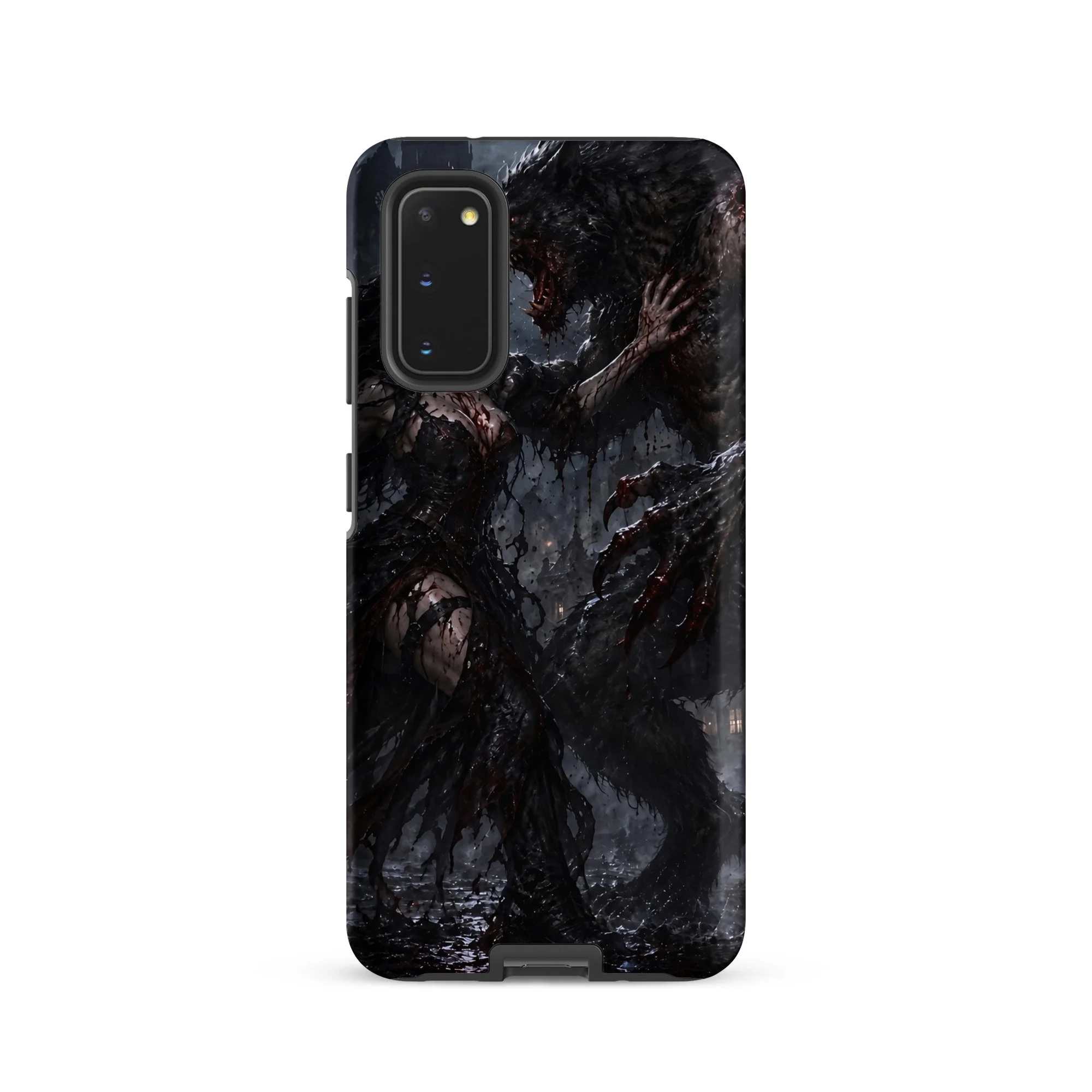 Blood Moon Rising — Vampire vs Werewolf Tough Case for Samsung