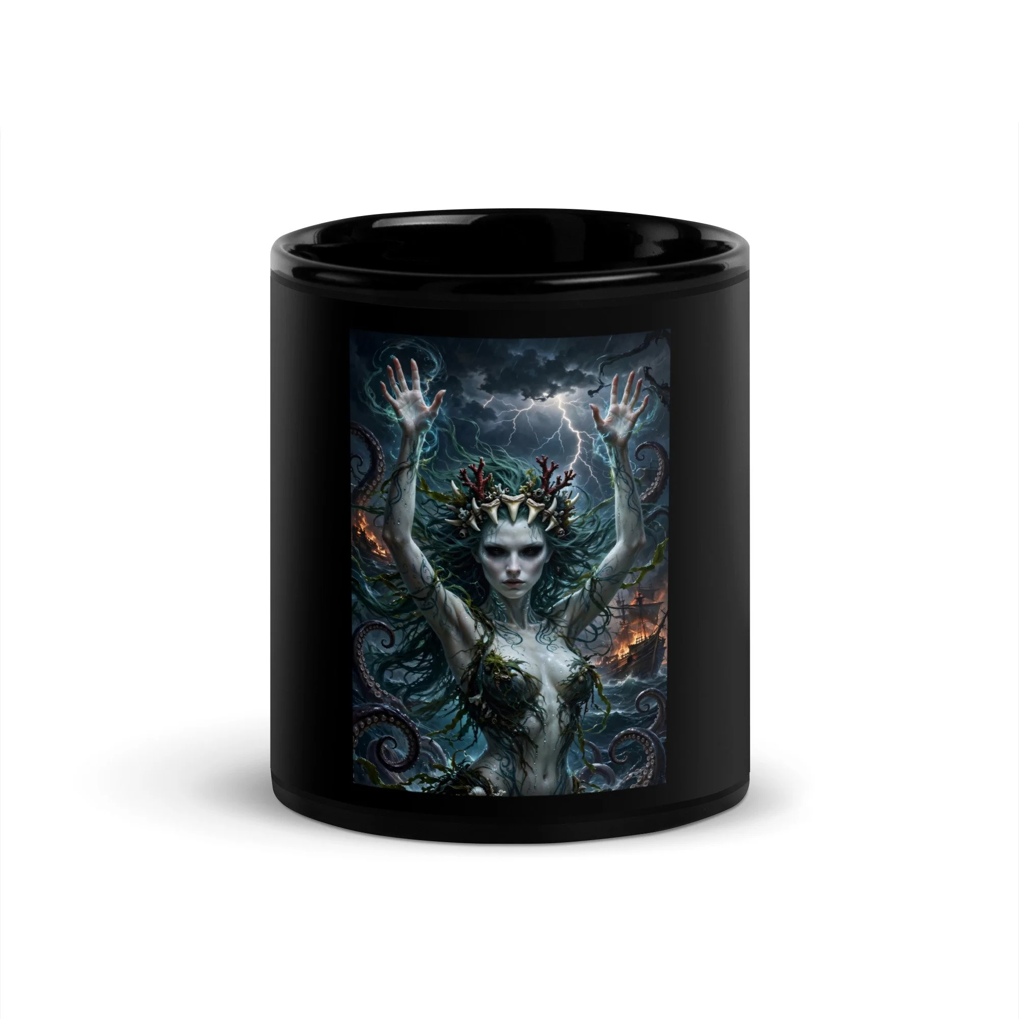 Tidecaller — Sea Witch Dark Fantasy Mug