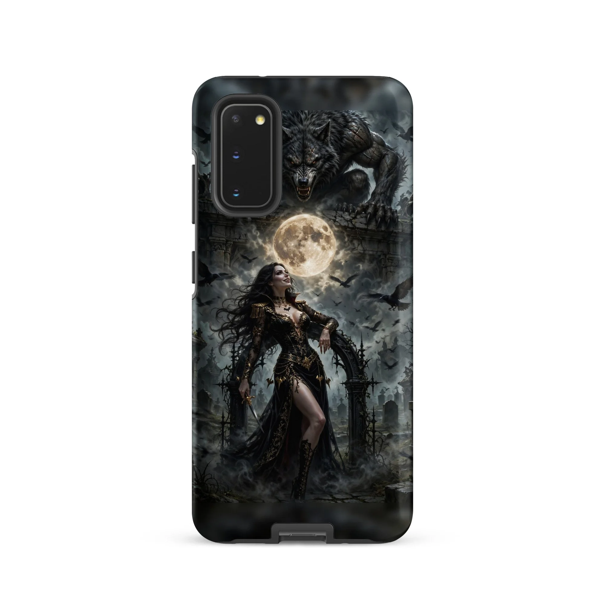 Graveyard Moon — Vampire vs Werewolf Tough Case for Samsung