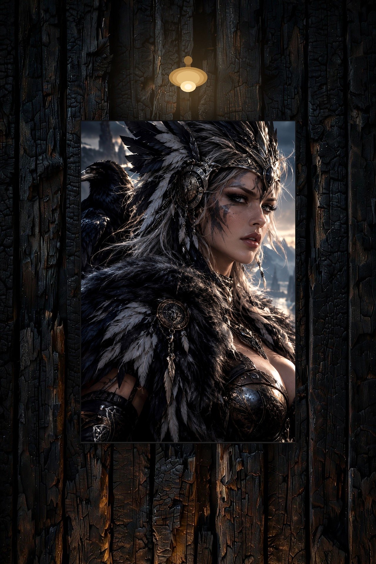 Raven Queen — Dark Fantasy Canvas
