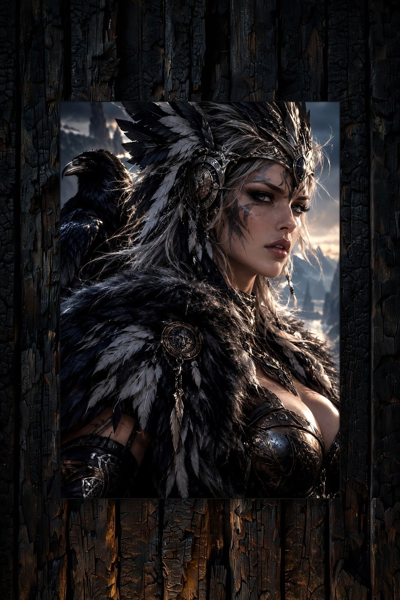Raven Queen — Dark Fantasy Canvas