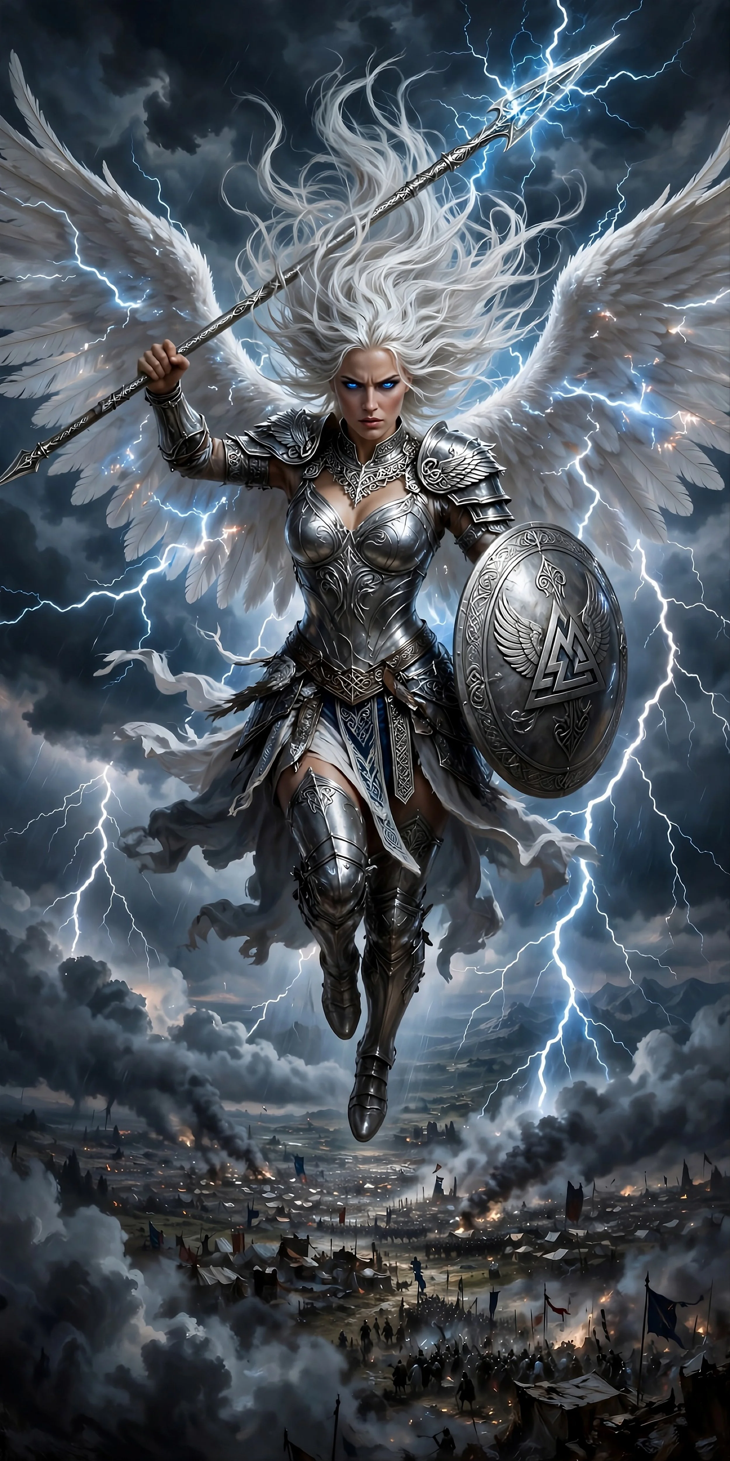 Storm Valkyrie — Lightning Tough Case for iPhone