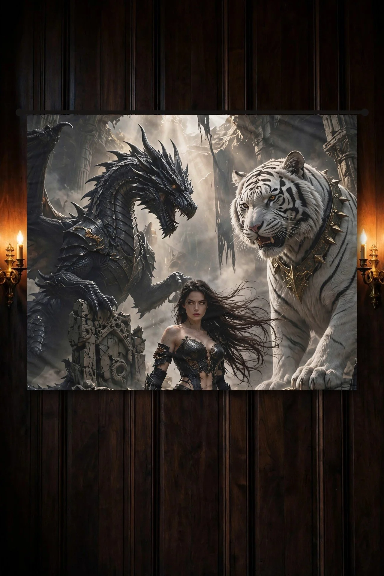 Throne Trio — Indoor Wall Tapestry