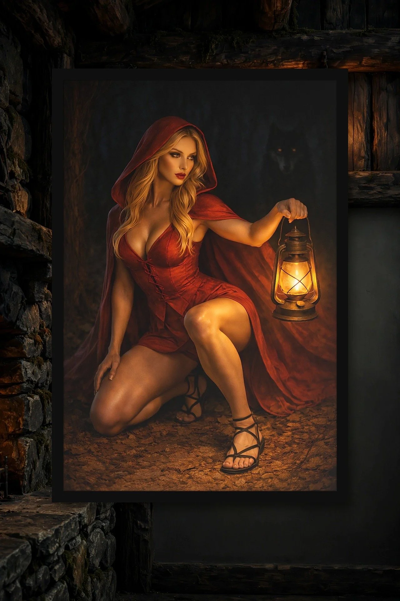 Scarlet Hunt — Framed Poster