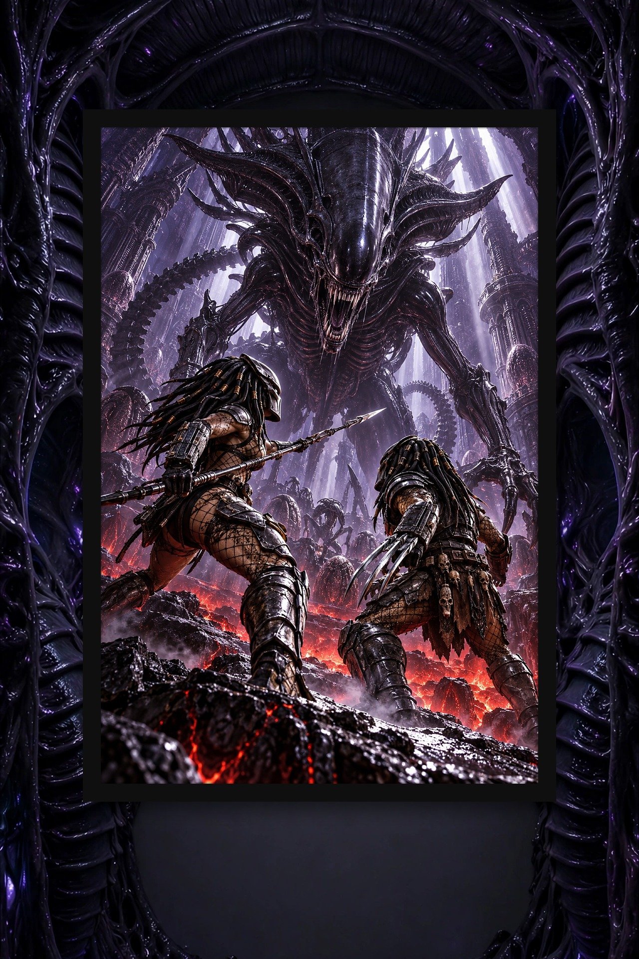 Hive War — Framed Matte Poster