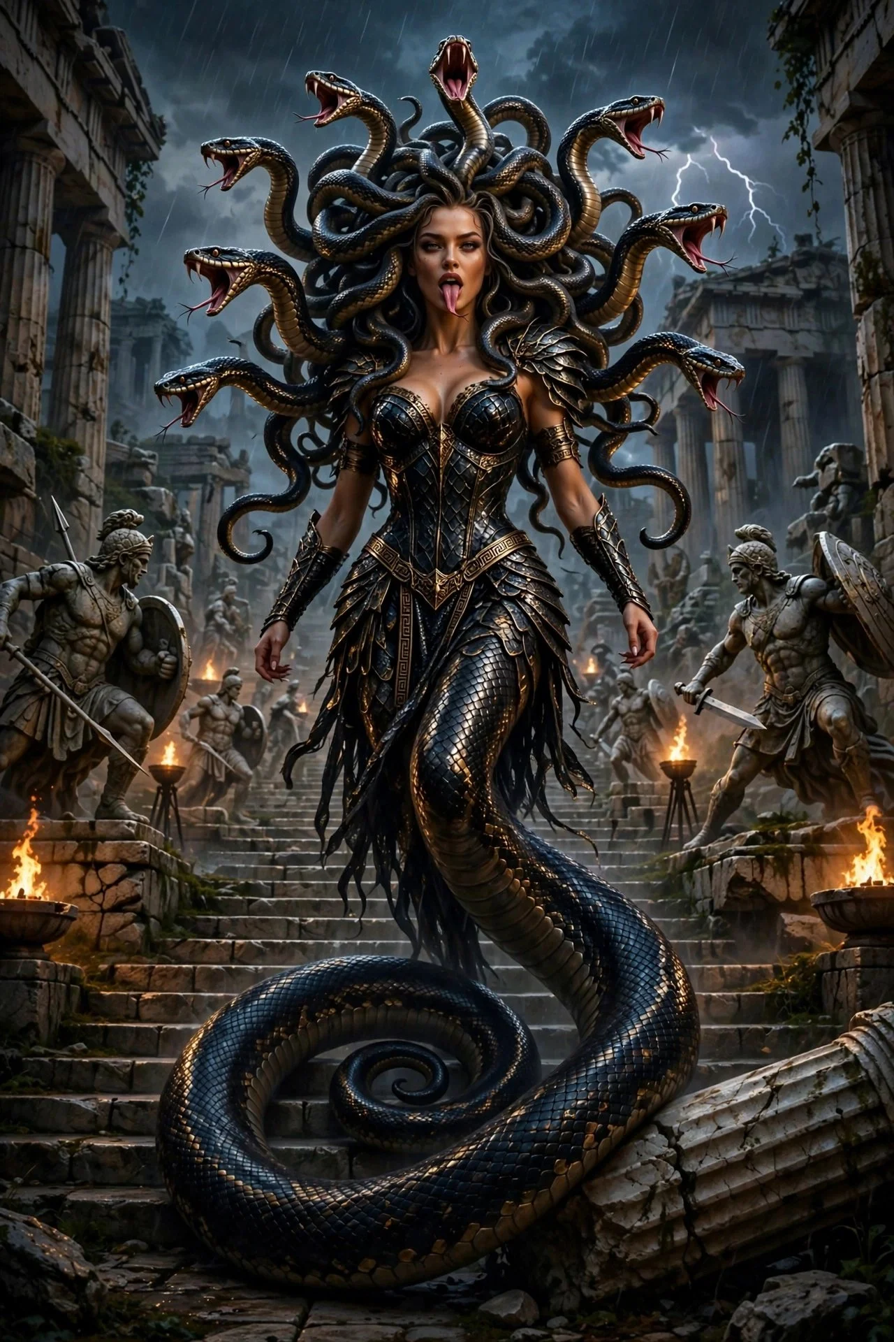 Medusa of the Temple — Tough Case for Samsung