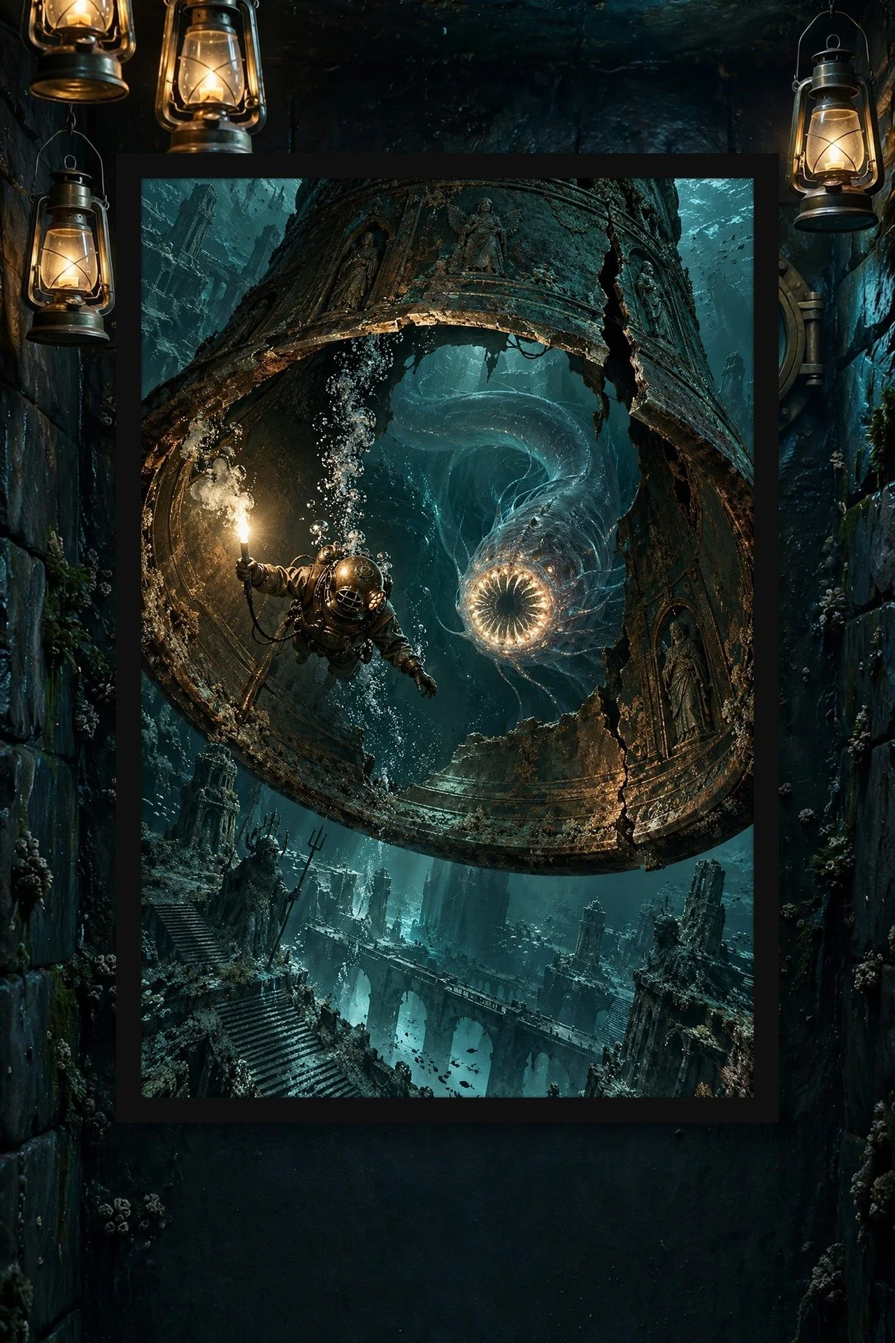 Leviathan's Gate — Framed Matte Poster